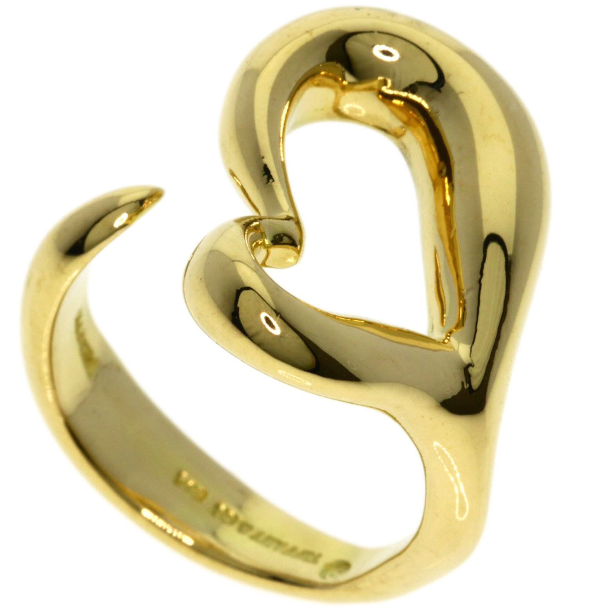 Tiffany & Co. Open Heart Ring, 18K Yellow Gold, Women\'s.