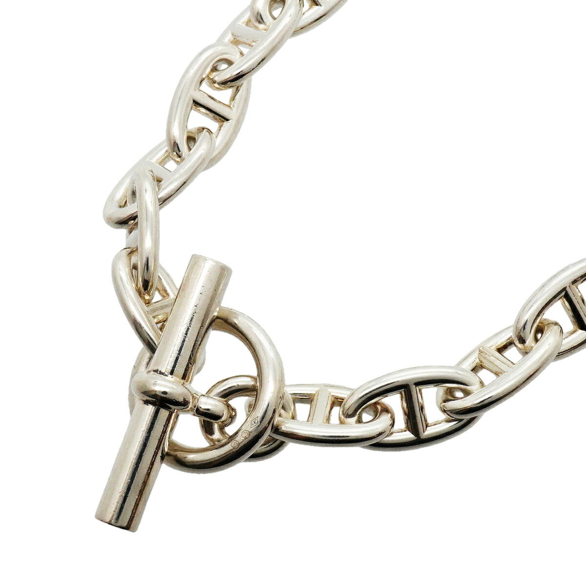 Hermes Chaine d\'Ancre GM Necklace, 29 links, Sterling Silver 925, Men\'s/Women\'s.