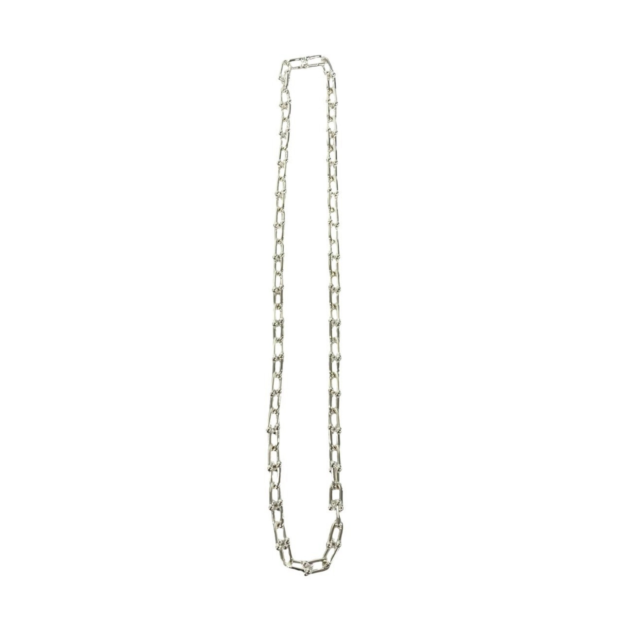 TIFFANY&Co. Tiffany HardWear Small Link Necklace, Sterling Silver 925, Choker, Accessory, 804-4