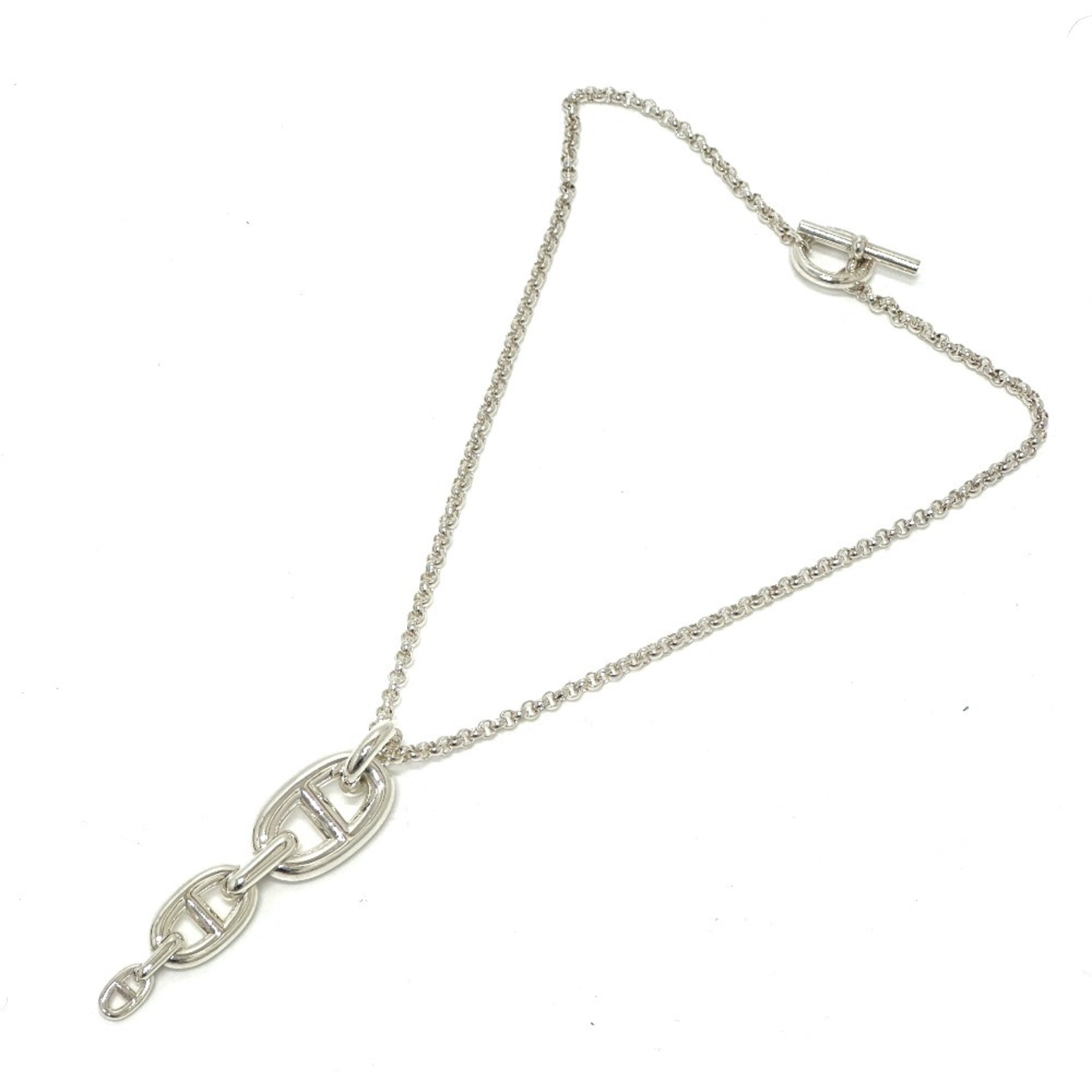 HERMES Hermes Angenera Necklace SV925 Women\'s Silver