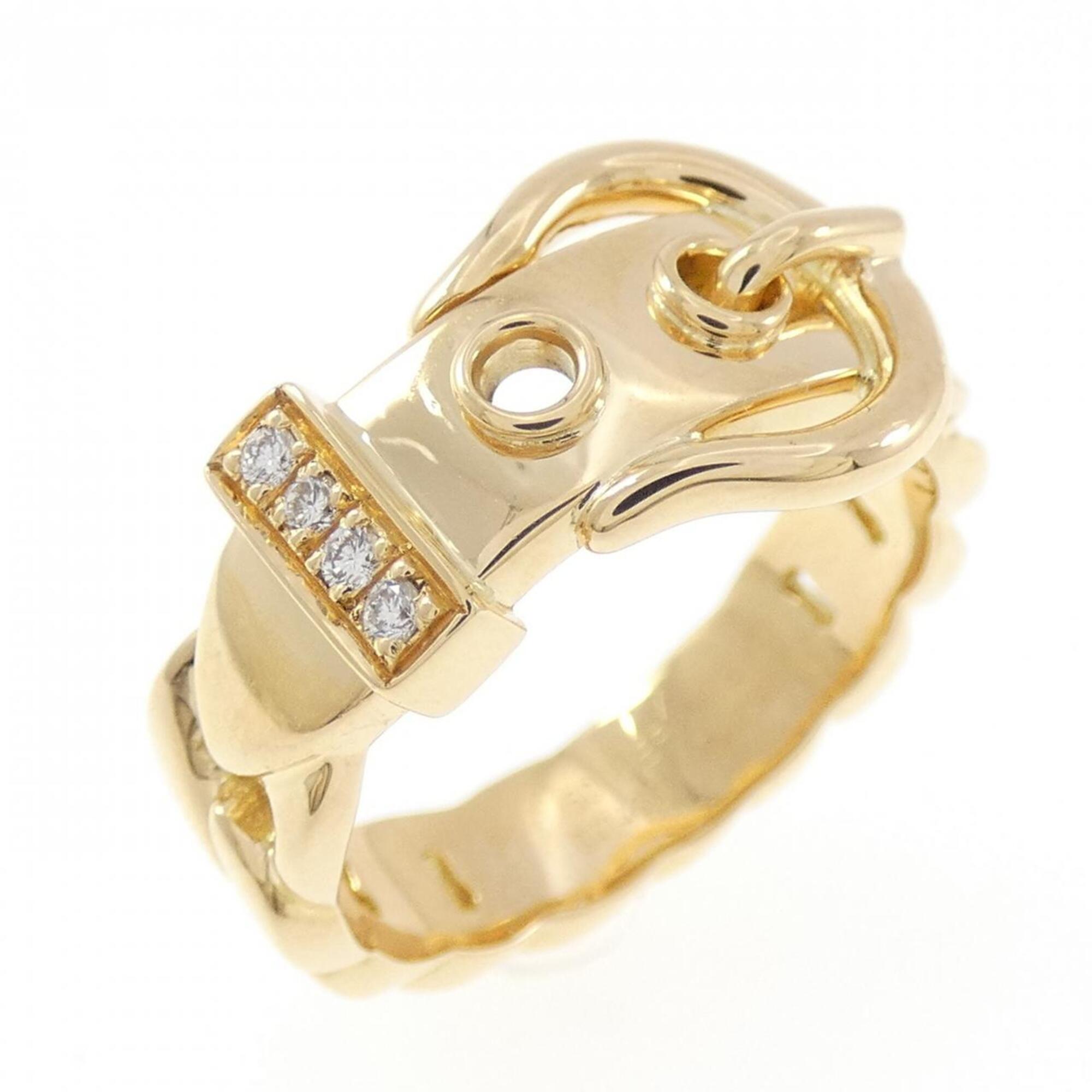 Hermes Herms Boucles Sellier Ring