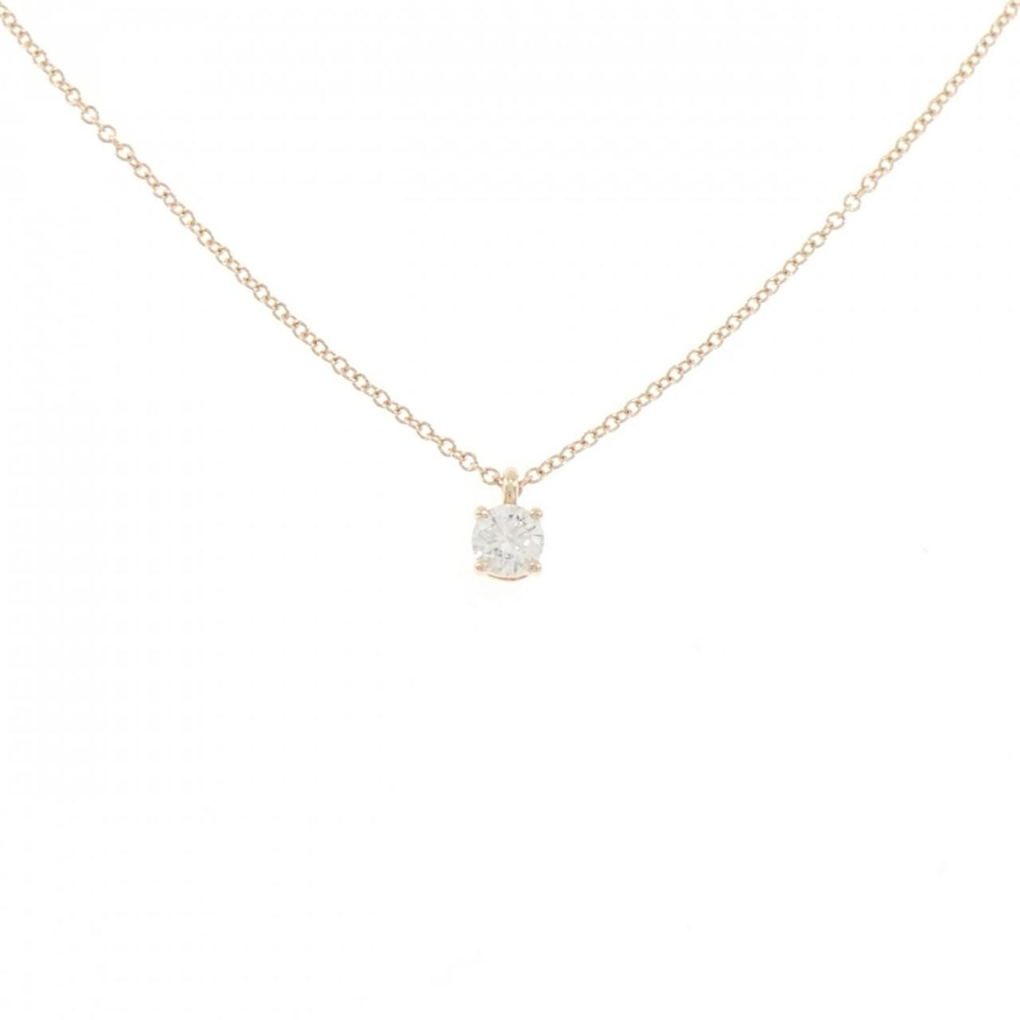 Tiffany & Co. Solitaire Necklace 0.32CT G VVS1 3EXT