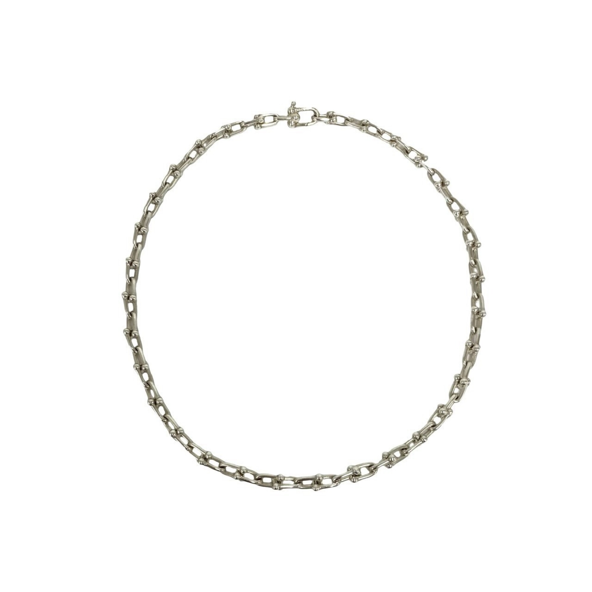 TIFFANY&Co. Tiffany HardWear Small Link Necklace, Sterling Silver 925, 98082