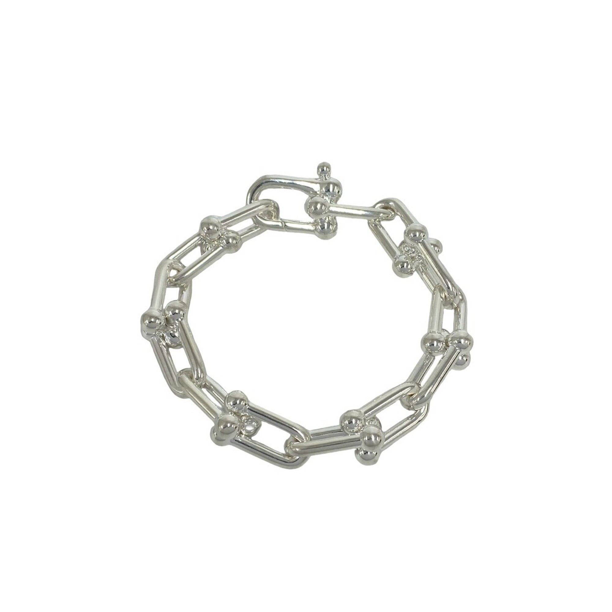 TIFFANY&Co. Tiffany HardWear Large Link Bracelet, Sterling Silver 925, Accessory 808-8