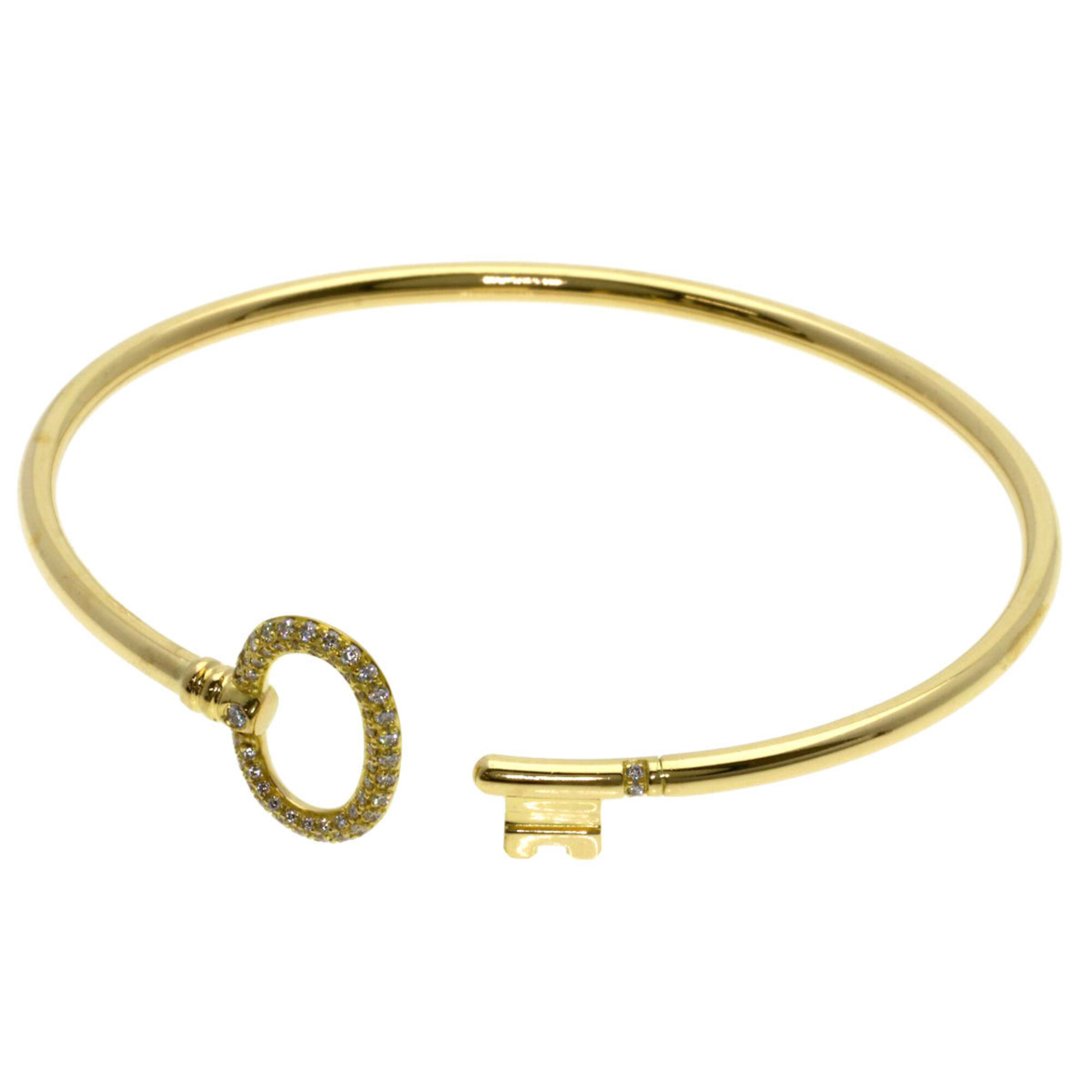 Tiffany & Co. Oval Key Wire Bracelet, 18K Yellow Gold, Women\'s.
