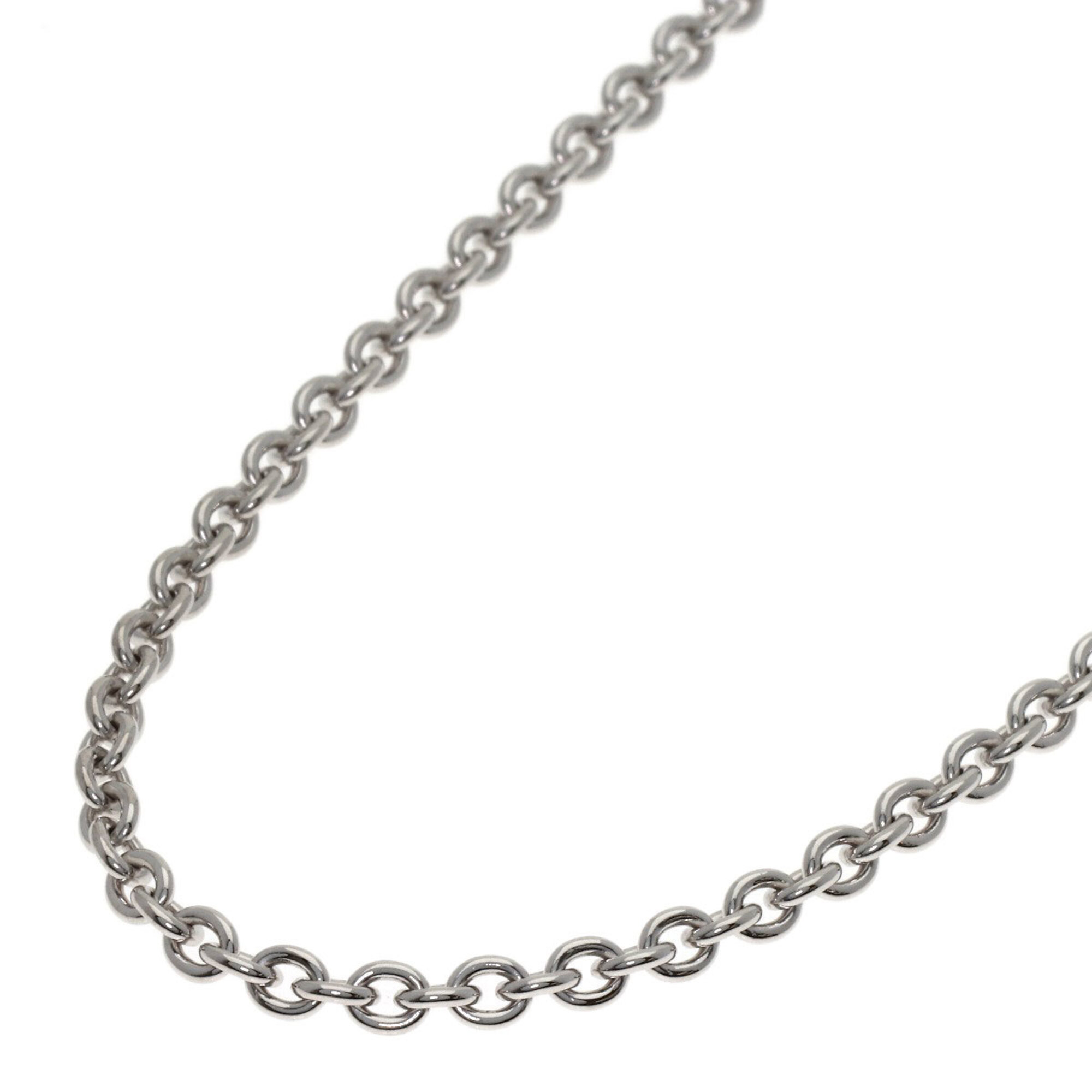 BVLGARI Catene Chain 50cm Necklace 18K White Gold Women\'s
