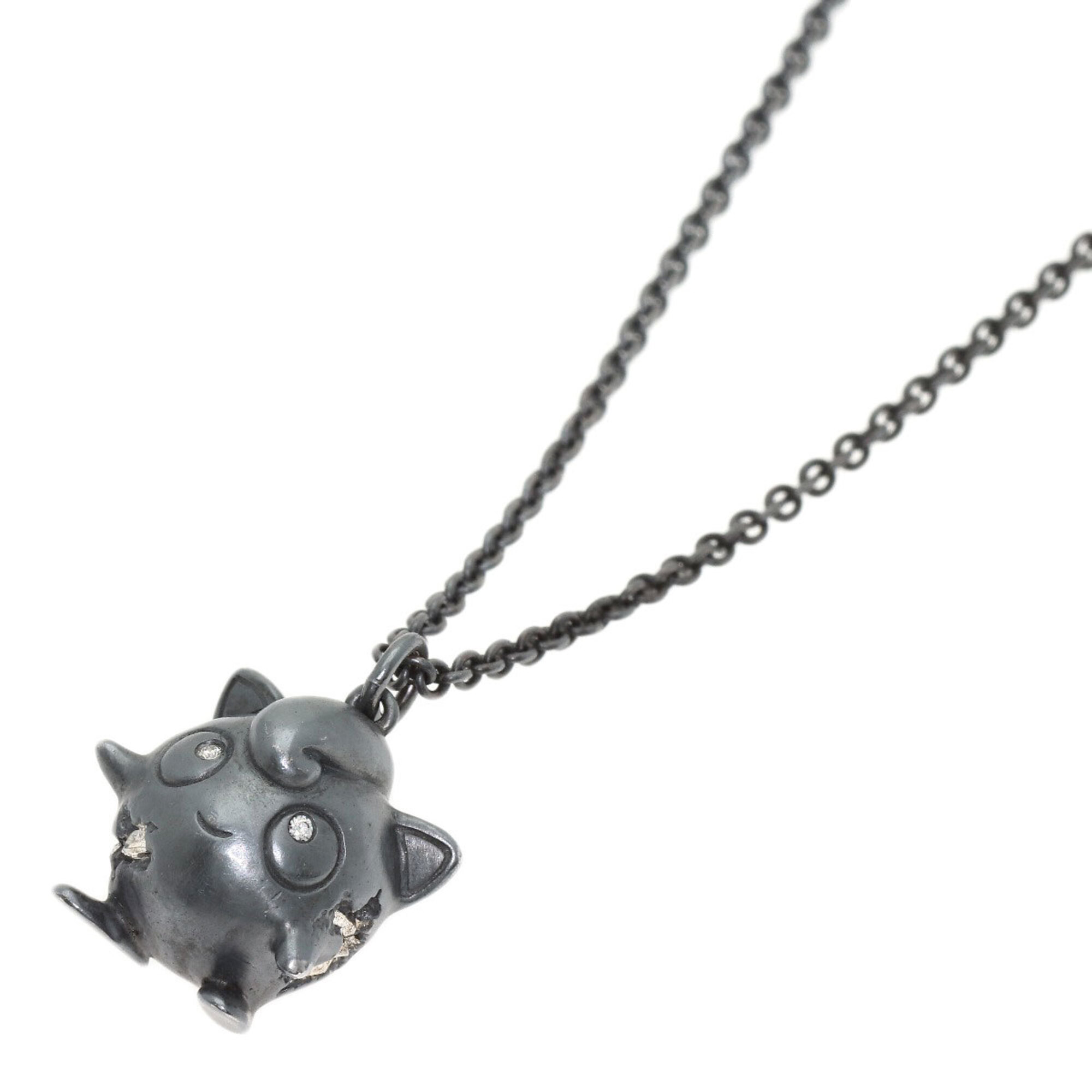 Tiffany & Co. Pokemon Jigglypuff Diamond Necklace, Silver/GP, Women\'s.