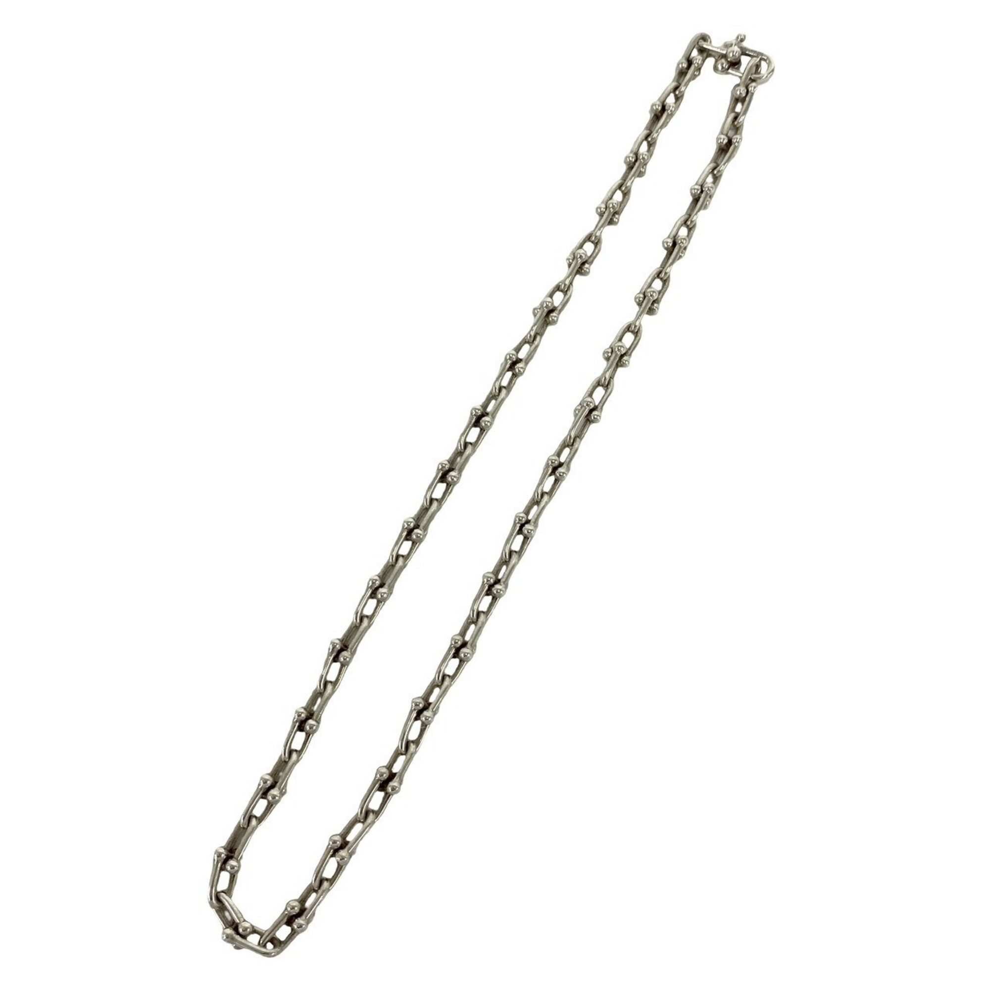TIFFANY&Co. Tiffany HardWear Small Link Necklace, Sterling Silver 925 Pendant, Accessory, Silver, It