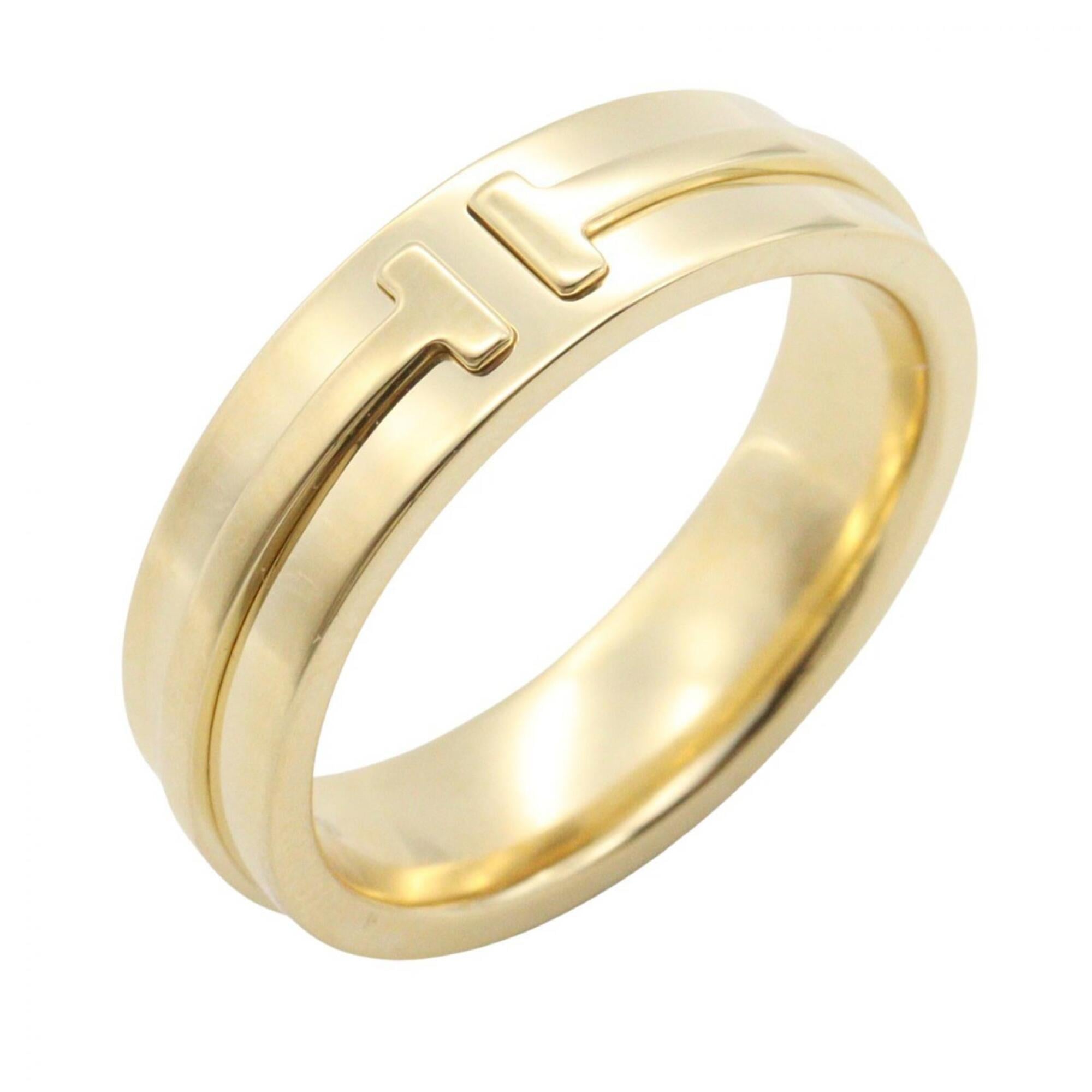 Tiffany & Co. T Narrow Ring - Ring/Finger Jewelry 18K (Yellow Gold) Men\'s/Women\'s Gold Tone