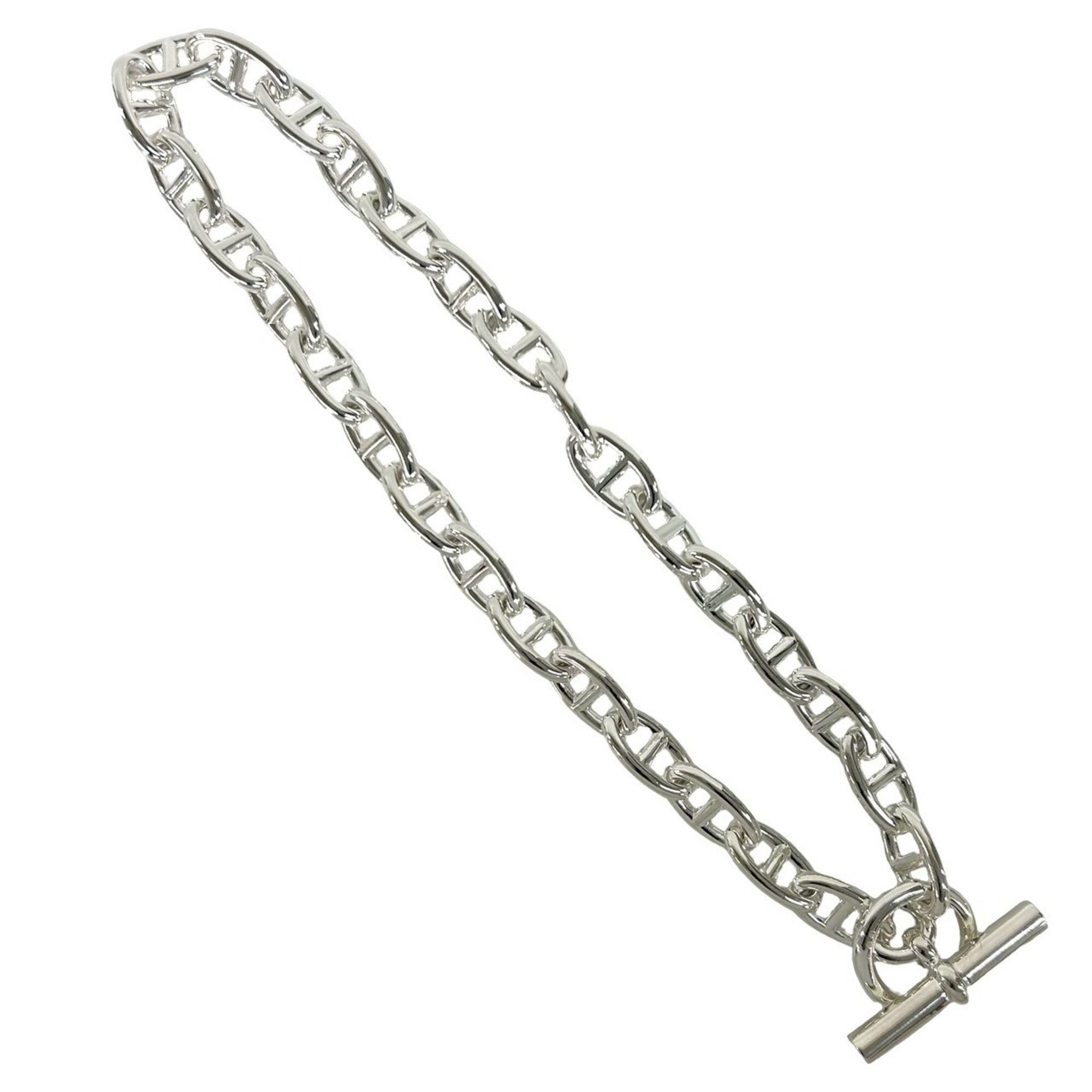HERMES Chaine d\'Ancre GM 29-link necklace, sterling silver (925), accessory, jewelry, silver, item