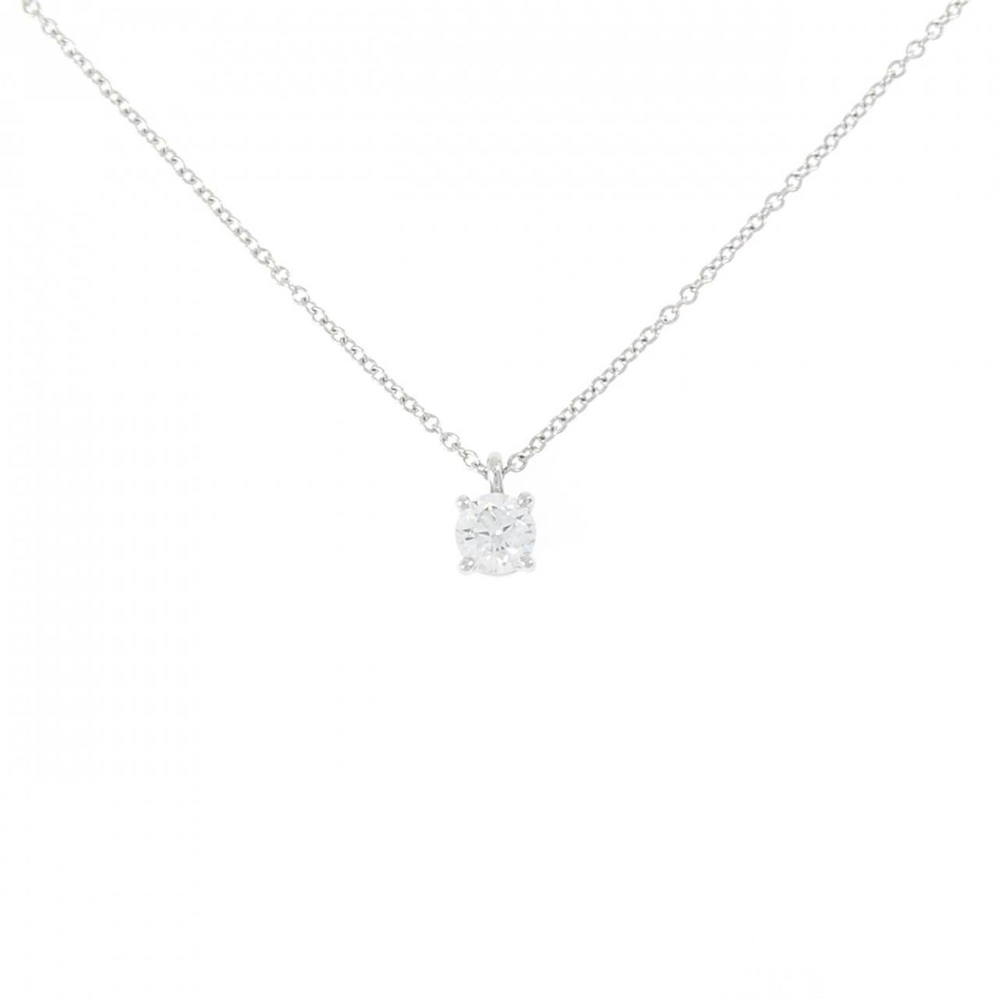 Tiffany & Co. Solitaire Necklace 0.34CT F VVS1 3EXT
