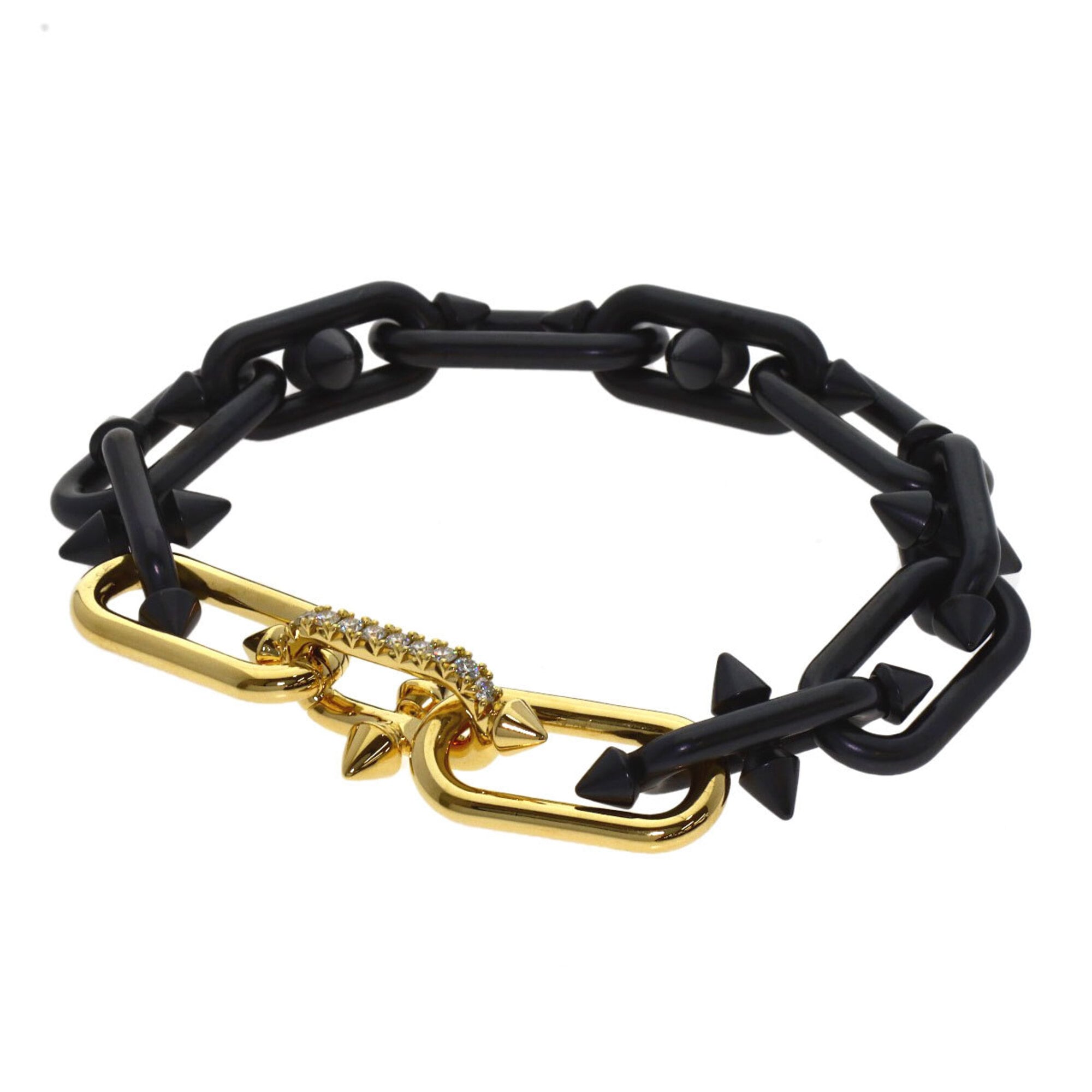 Tiffany & Co. Titan by Pharrell Williams Extra Large Bracelet, 18K Yellow Gold/Titanium, Women\'s.