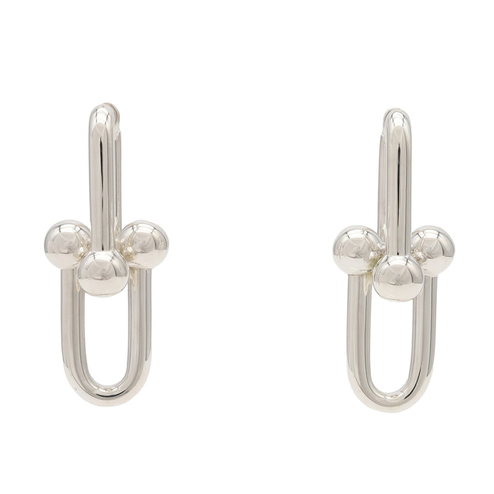 TIFFANY&Co. Tiffany HardWear Extra Large Link Earrings, Ag925 SV925 Silver