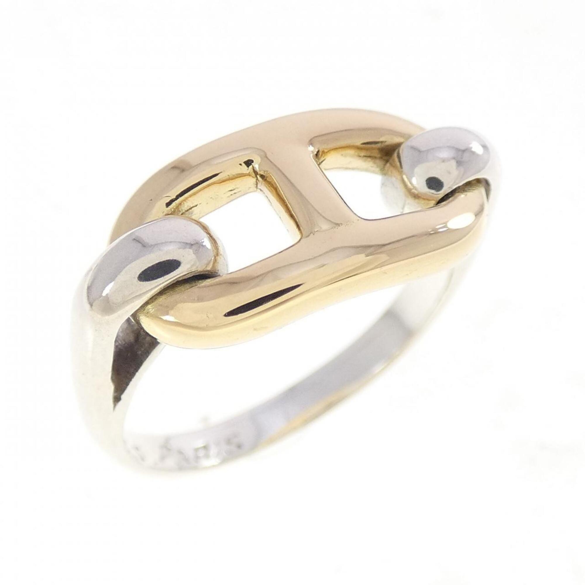 Hermes Herms Chaine d\'Ancre Ring