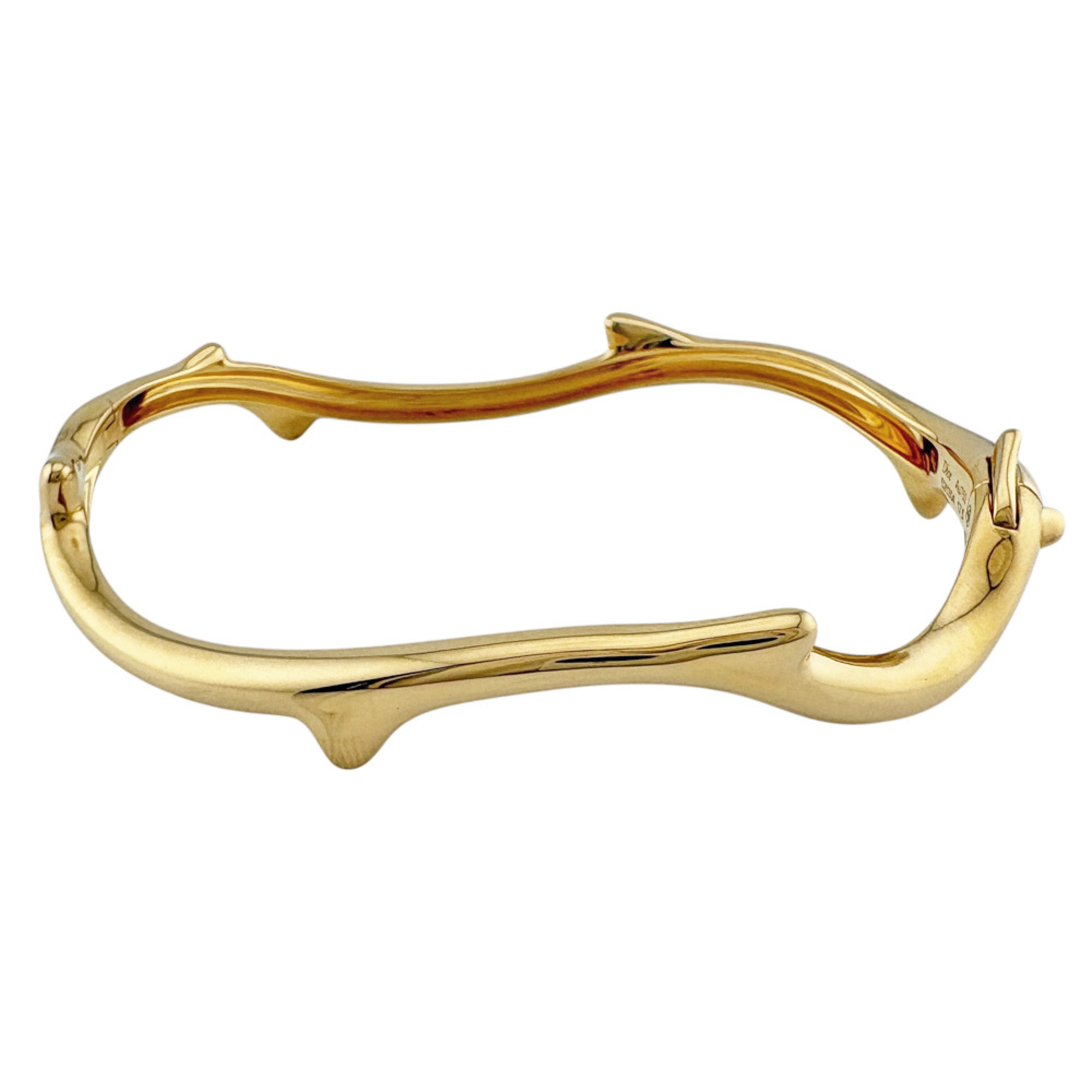 Christian Dior Dior Bois de Rose Bangle, 18K Yellow Gold, Women\'s.
