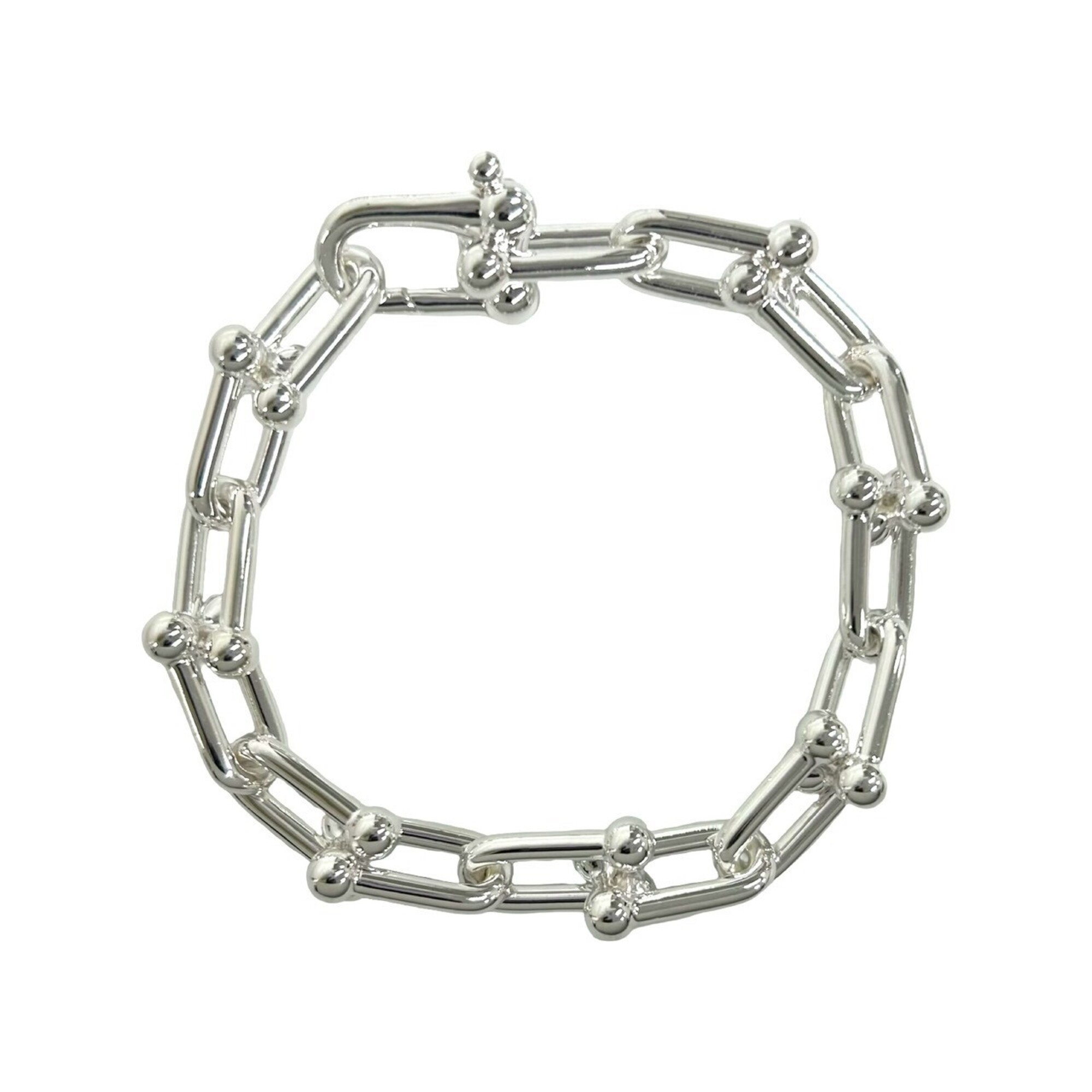 TIFFANY&Co. Tiffany HardWear Large Link 16-Link Bracelet, Sterling Silver 925, Men\'s Accessory, Sil