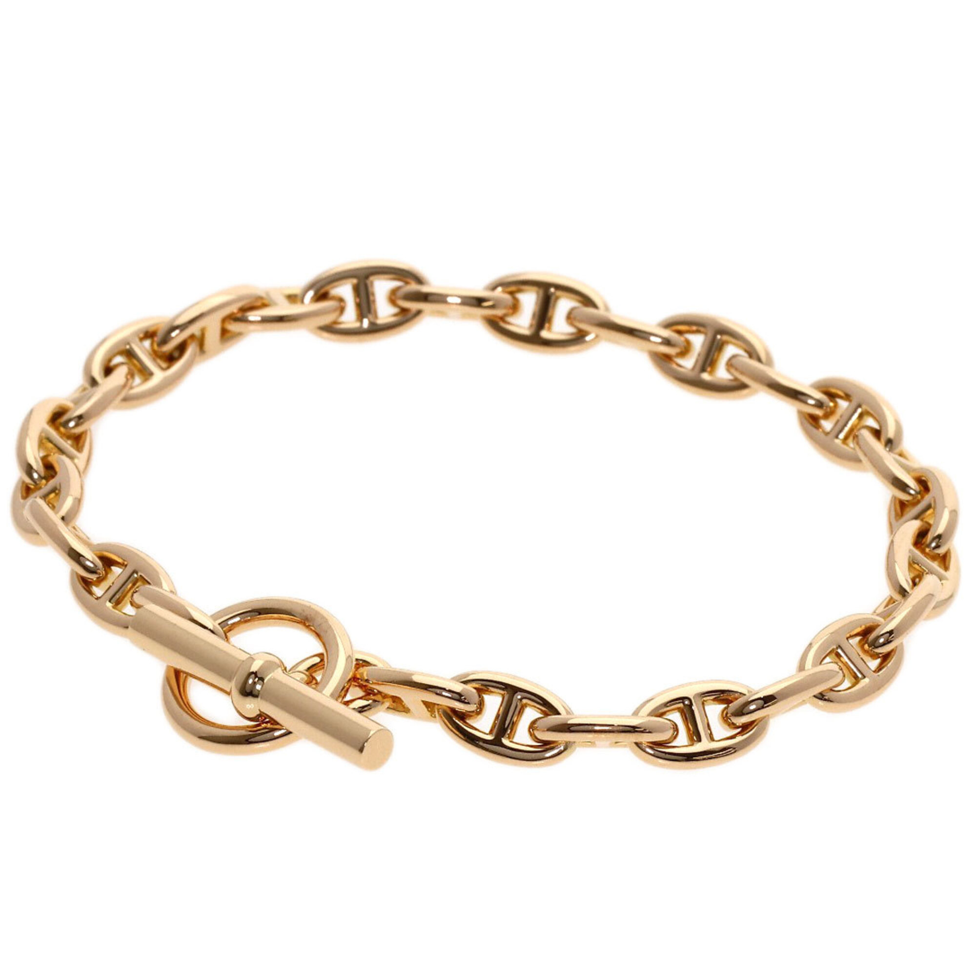 Hermes Chaine d\'Ancre TPM 26-link bracelet, 18K pink gold, women\'s.