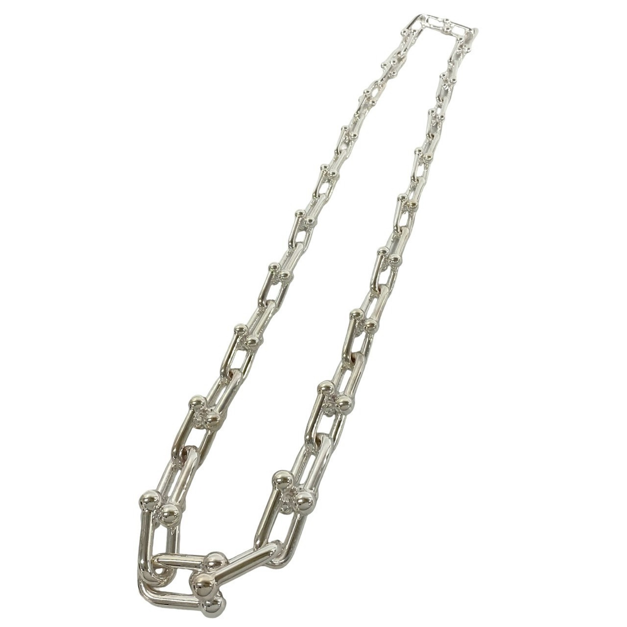 TIFFANY&Co. Tiffany HardWear Graduated Link Necklace, Sterling Silver 925, Accessory, Item No. 75904