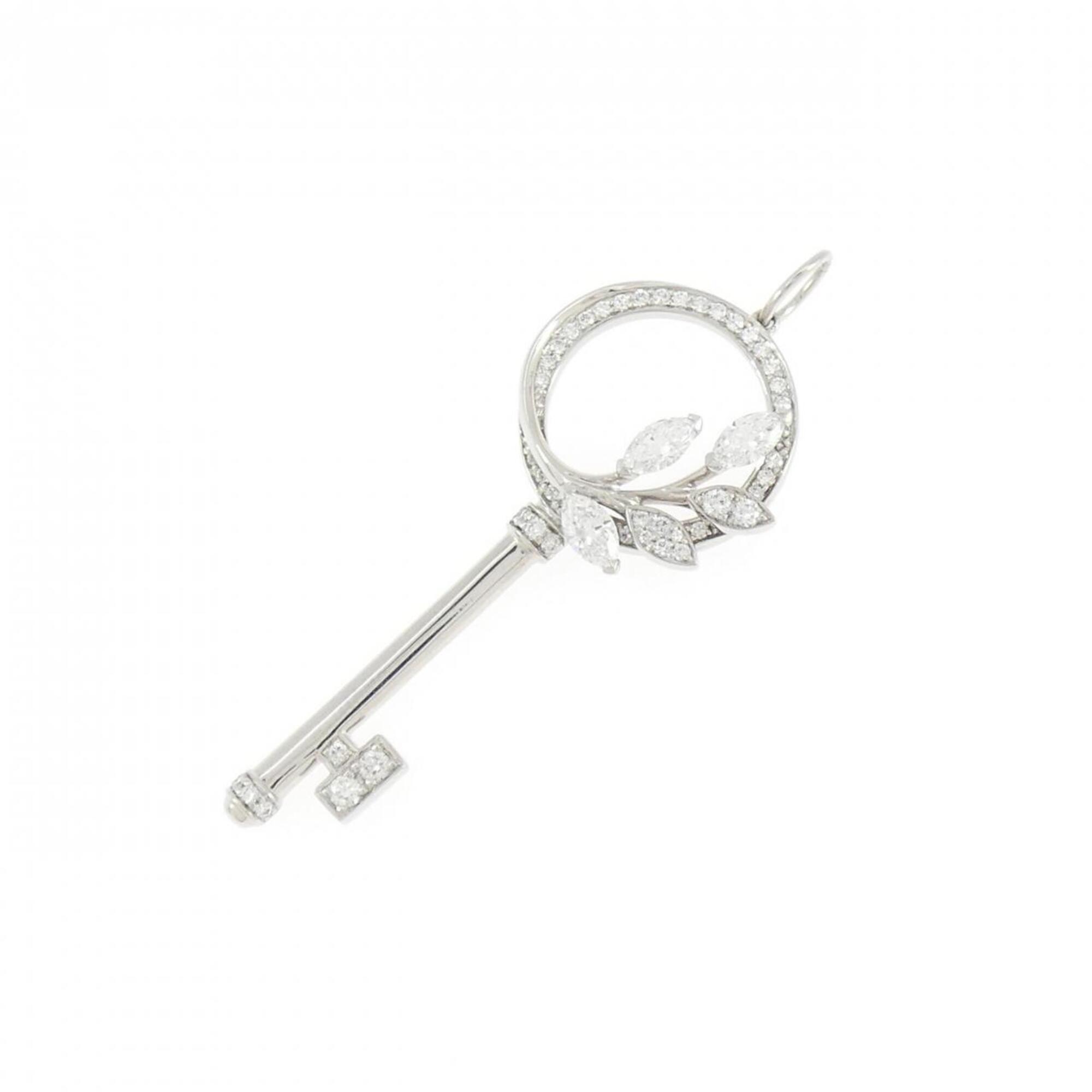 Tiffany Victoria Vine Circle Key Pendant