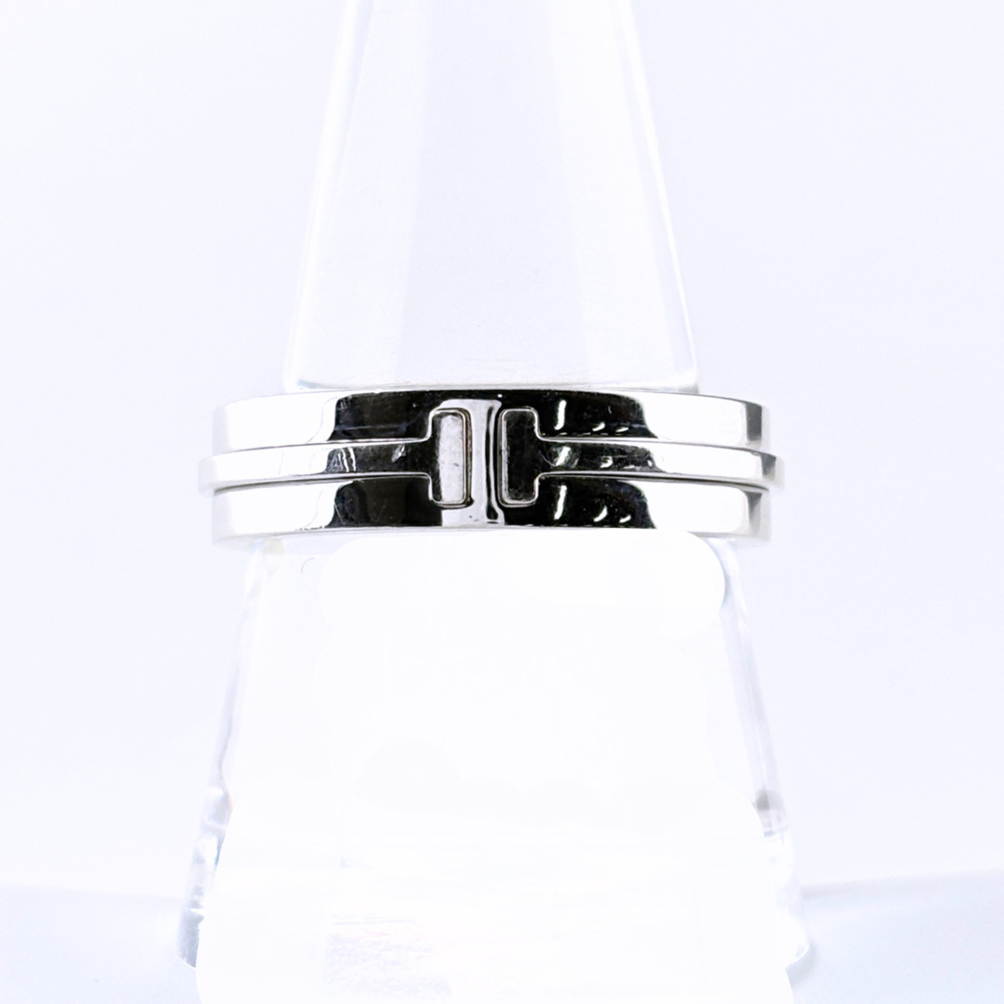 Tiffany & Co. T TWO Narrow Ring, 750 Gold, Men\'s