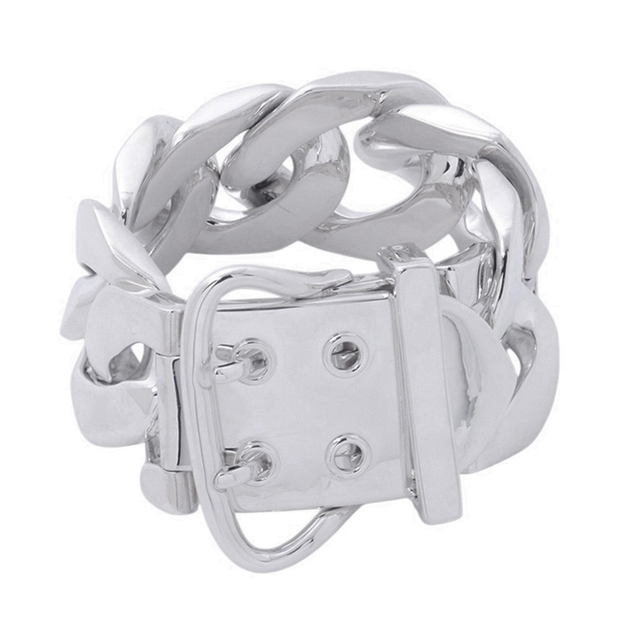 Hermes Bracelet Boucles Sellier TGM SV925 Silver HERMES