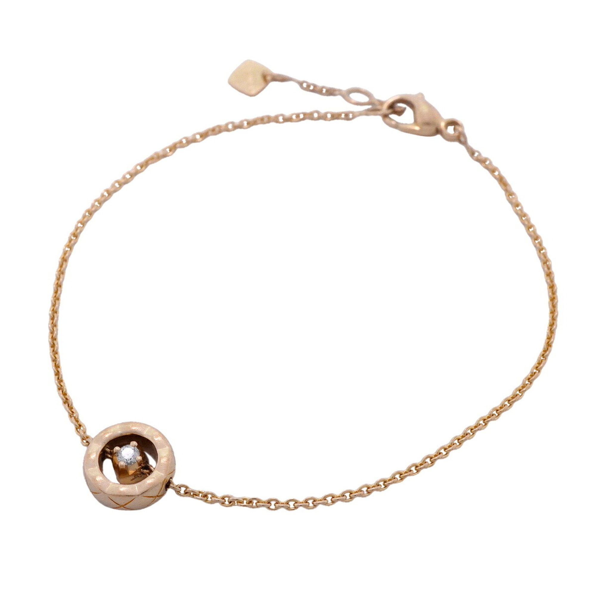 Chanel Coco Crush Bracelet, Beige Gold, 1PD (18K Pink Gold) Diamond, Women\'s