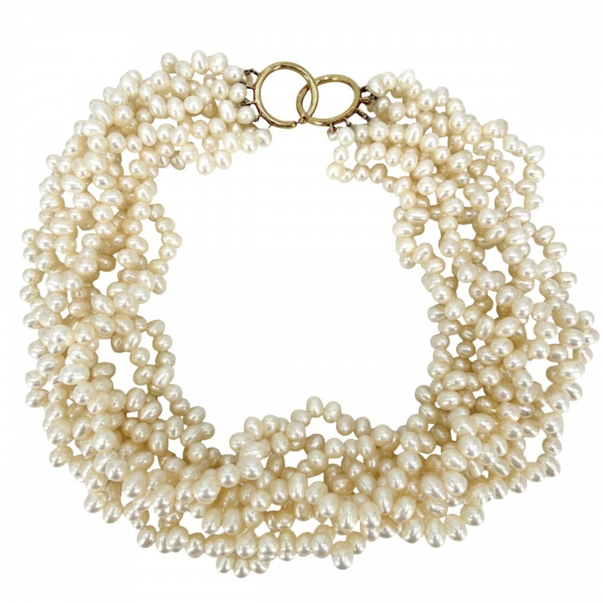 Tiffany & Co. Women\'s Necklace, Paloma Picasso Torsade, Jewelry Accessory, Au750 18K Yellow Gold, P