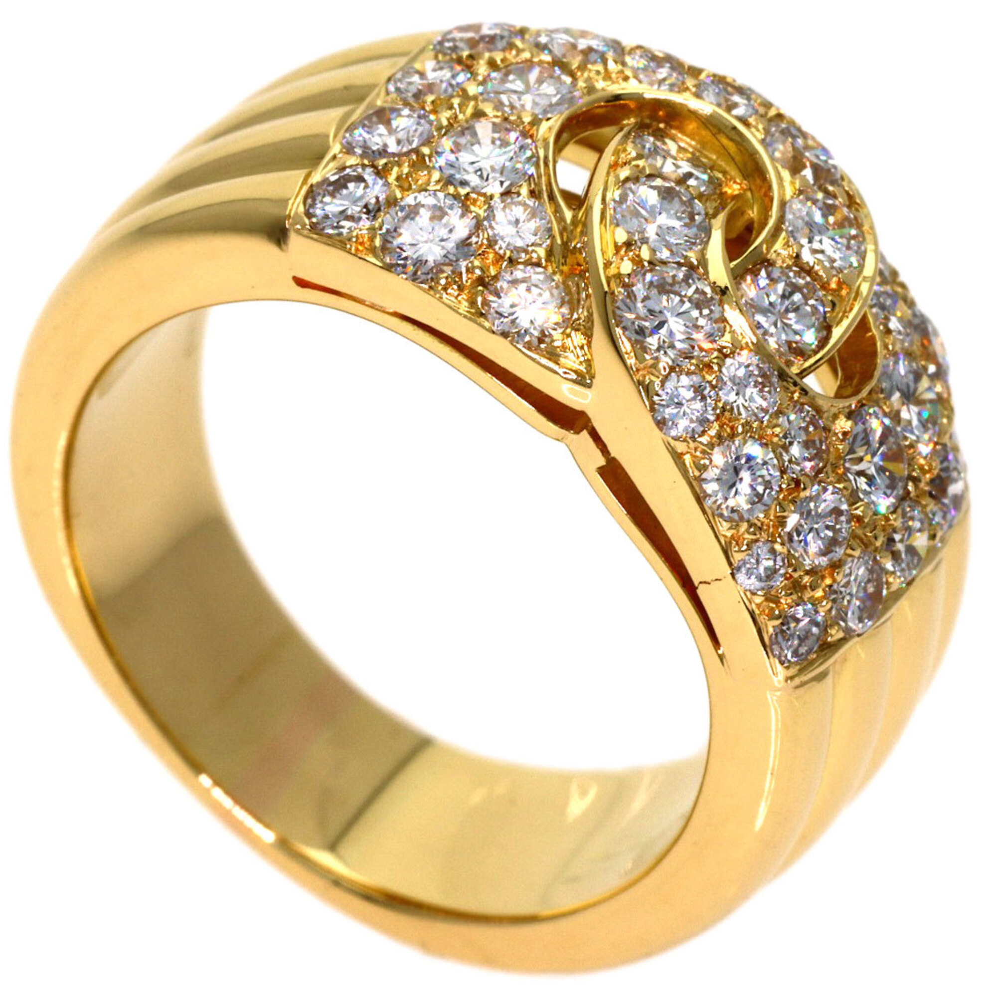 Bulgari Vintage Diamond Ring, 18K Yellow Gold, Women\'s BVLGARI