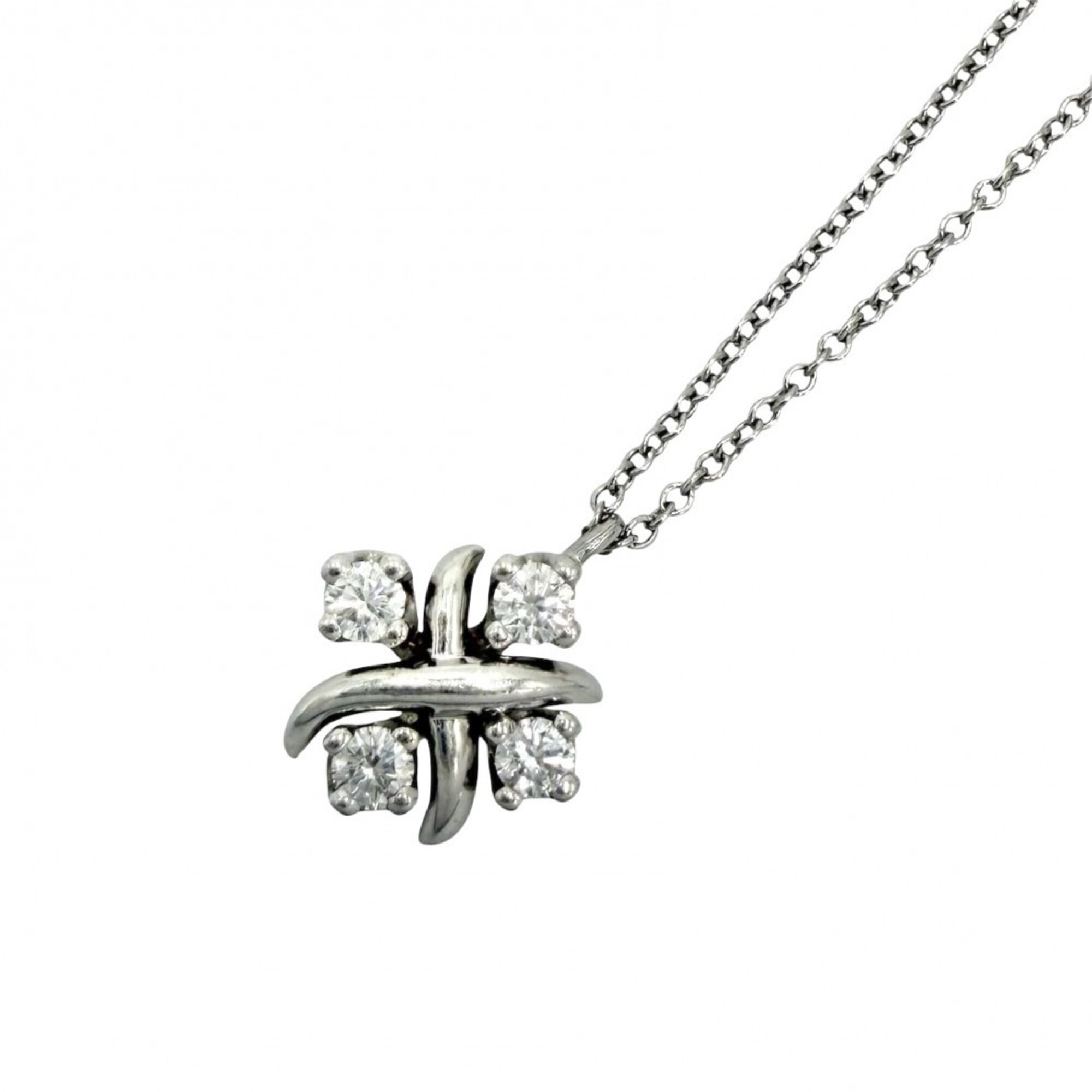 Tiffany & Co. Women\'s Necklace, Jean Schlumberger, Sixteen Stone by Tiffany, Cross Stitch Accessory
