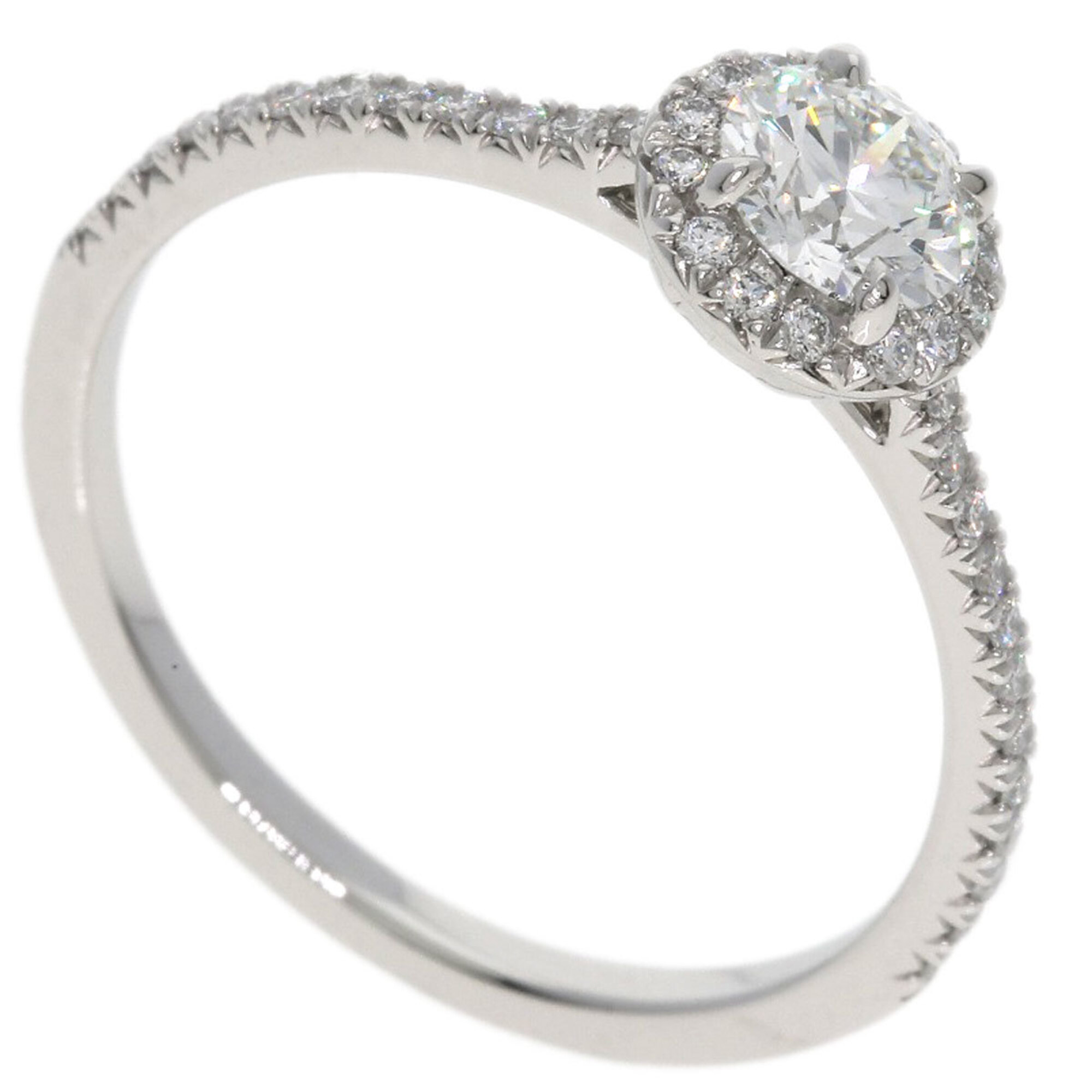 Tiffany & Co. Soleste Diamond Ring, Platinum PT950, Women\'s Ring.