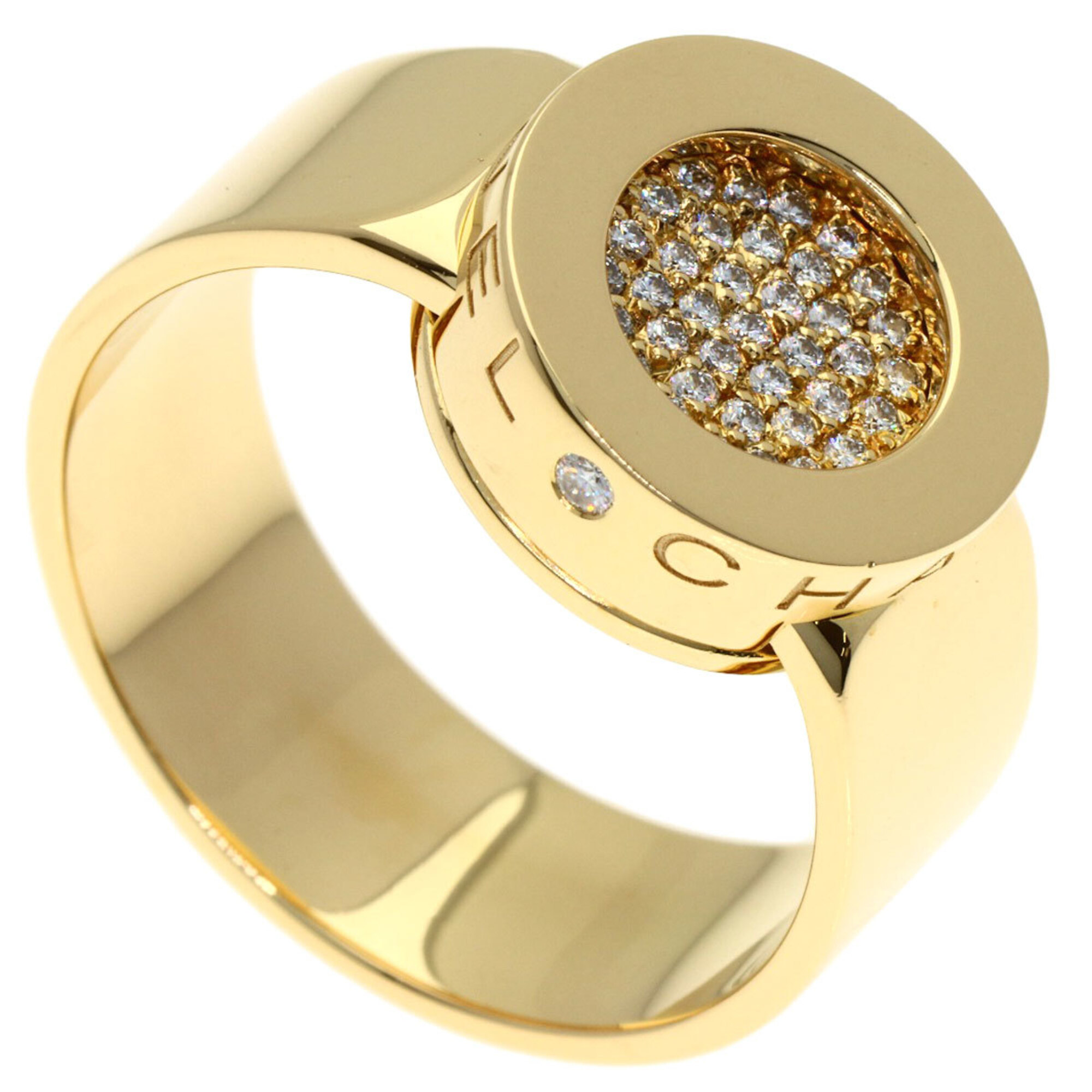 CHANEL La Ronde PavŽ Diamond #57 Ring, 18K Yellow Gold, Women\'s