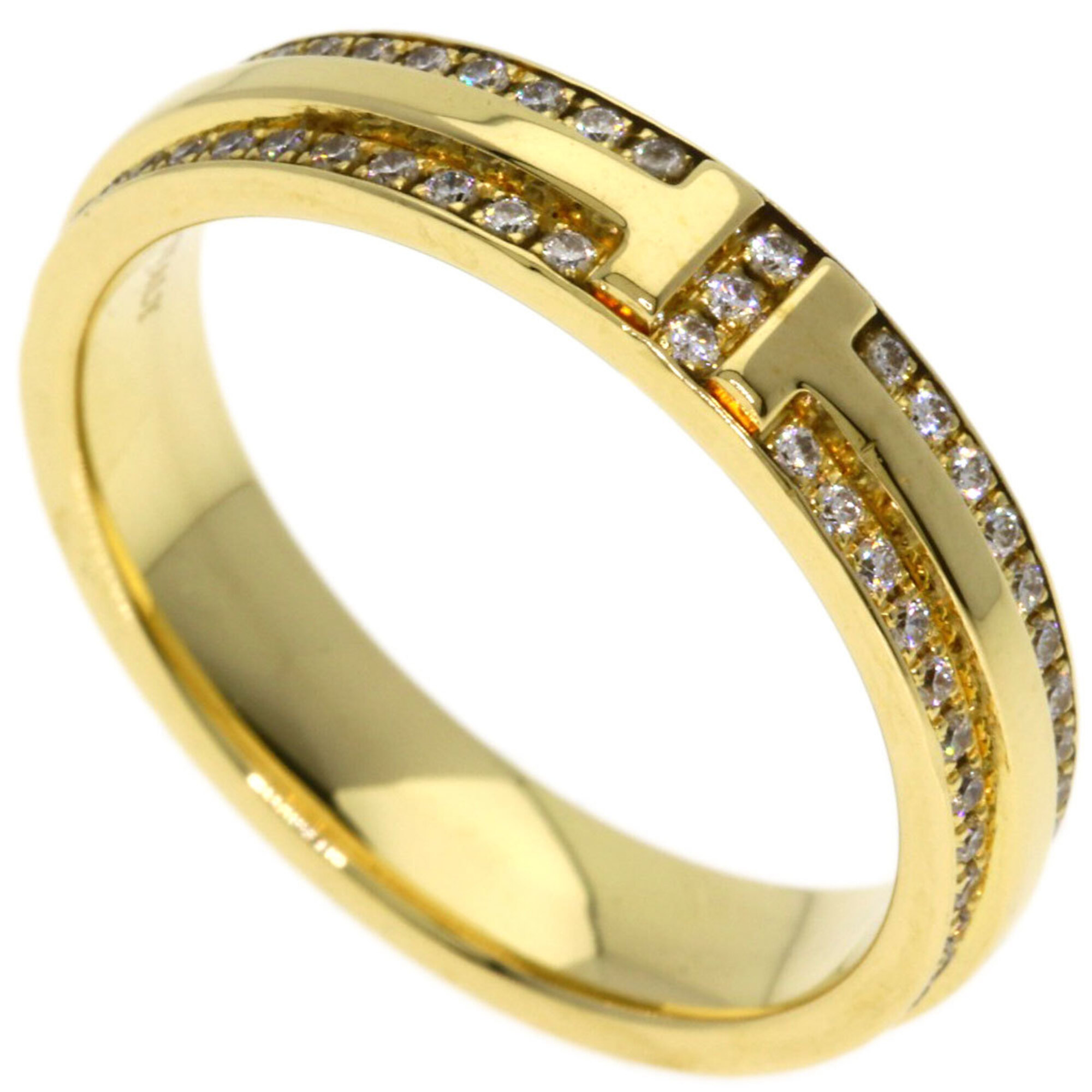 Tiffany & Co. T TWO Diamond Ring, 18K Yellow Gold, Women\'s.