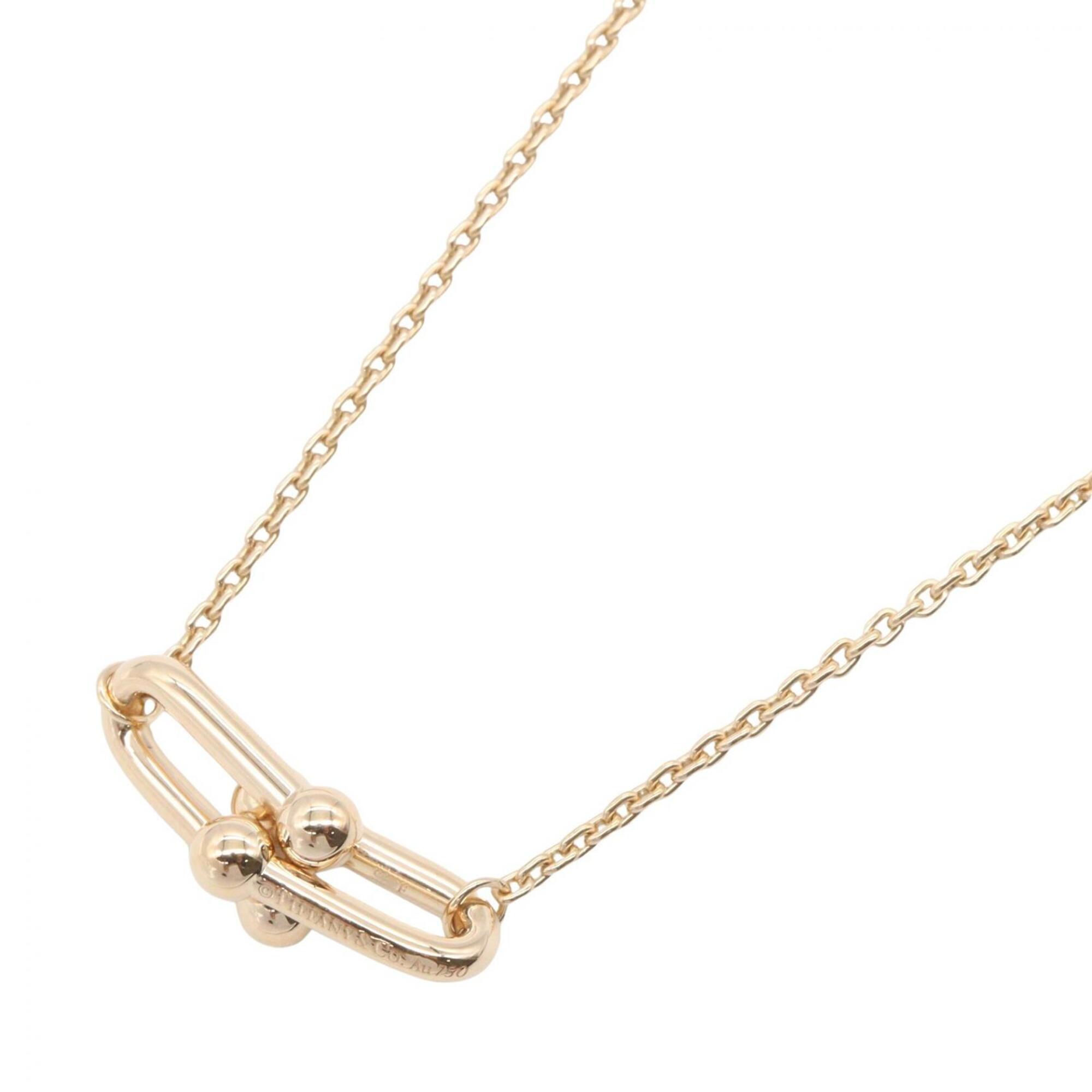 Tiffany & Co. Hard Hardware Double Necklace, 18K Pink Gold (PG), Women\'s, Tone, 75060726