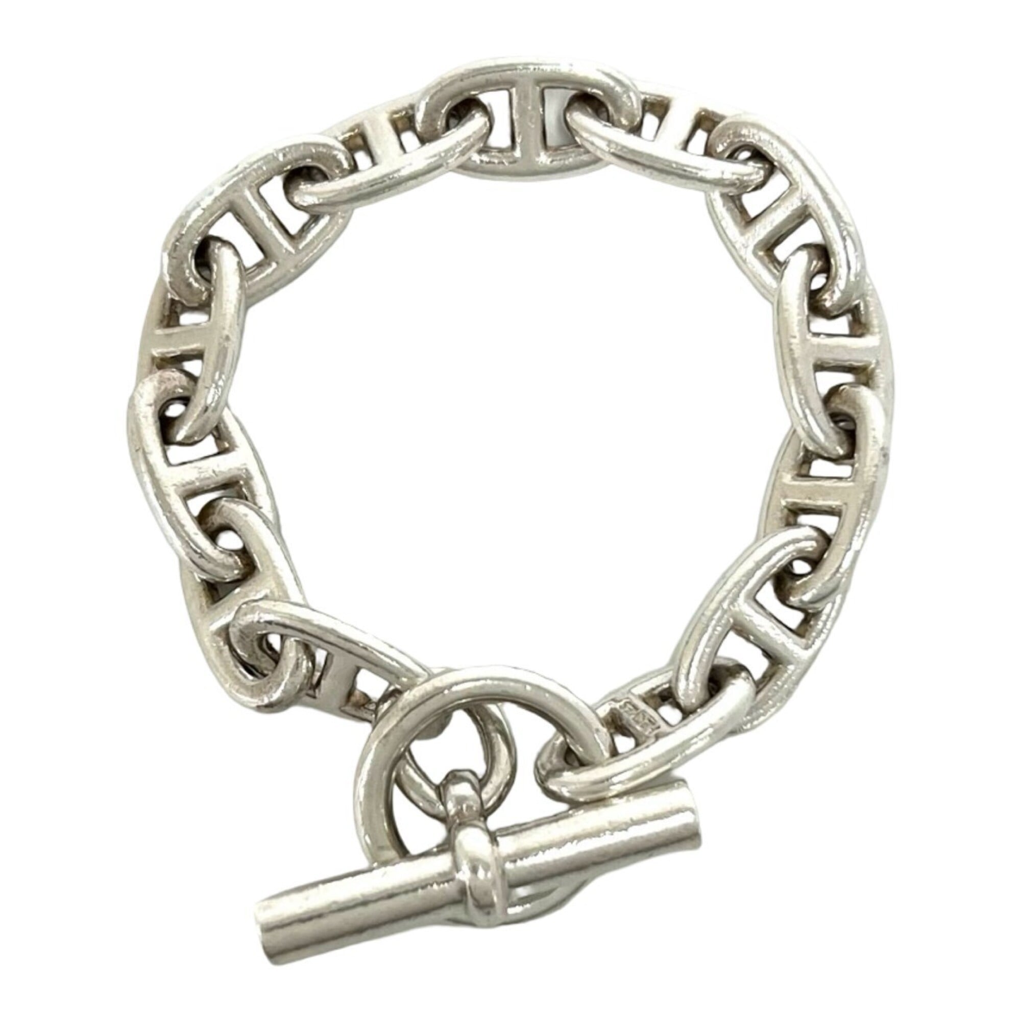 HERMES Chaine d\'Ancre GM 13-link bracelet, Margiela era, 925 sterling silver, accessory, item numbe