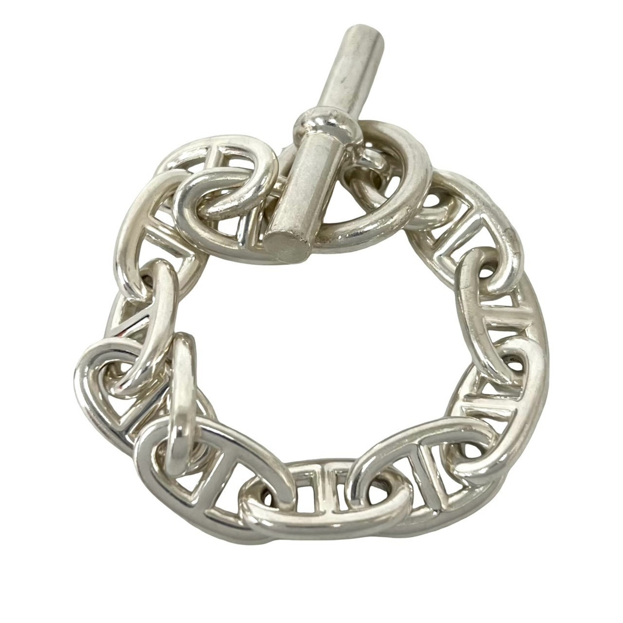 HERMES Chaine d\'Ancre GM 12-link bracelet, sterling silver (925), accessory, silver, item number 12