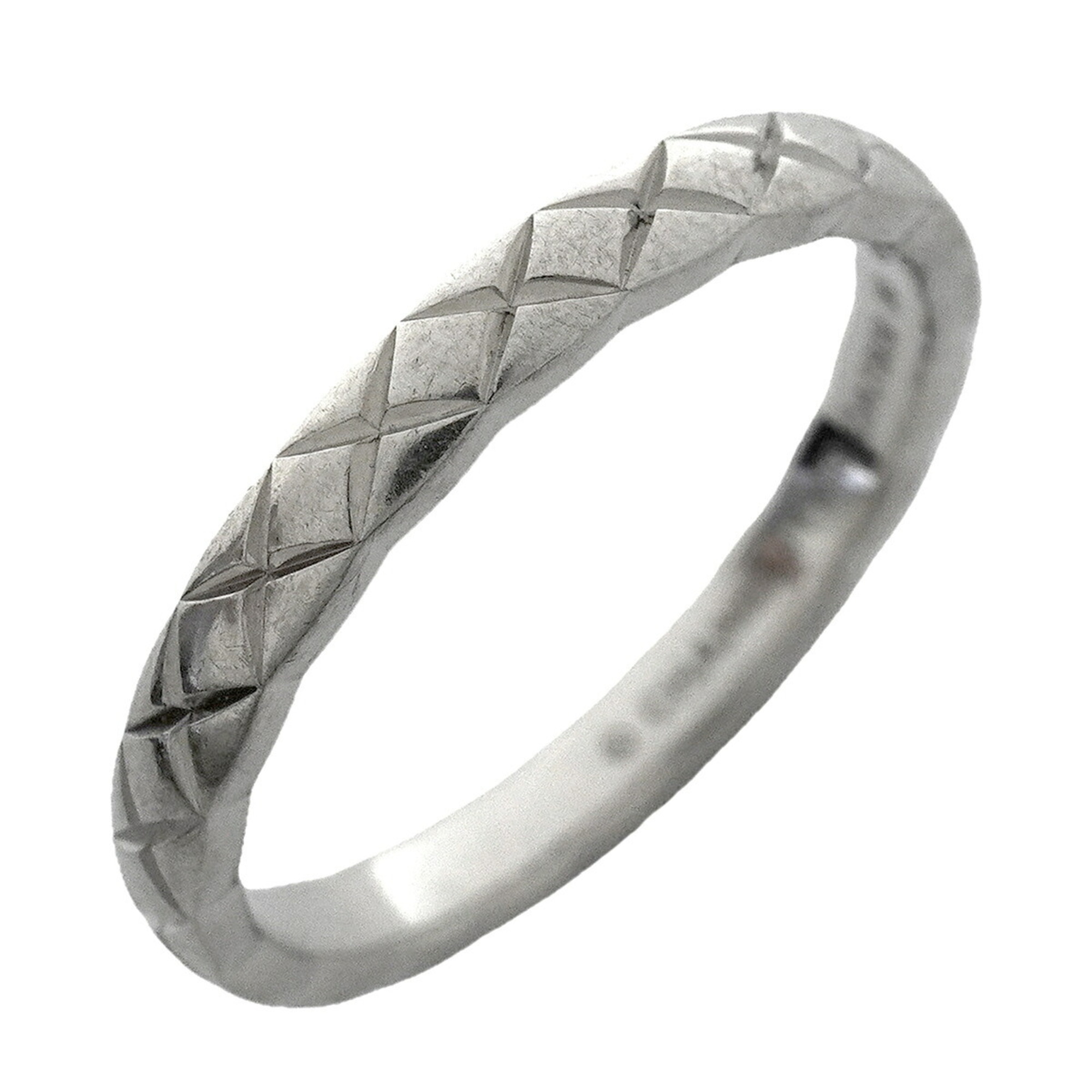 Chanel Coco Crush Ring, 18K White Gold, Size 56, Men\'s, P3449181