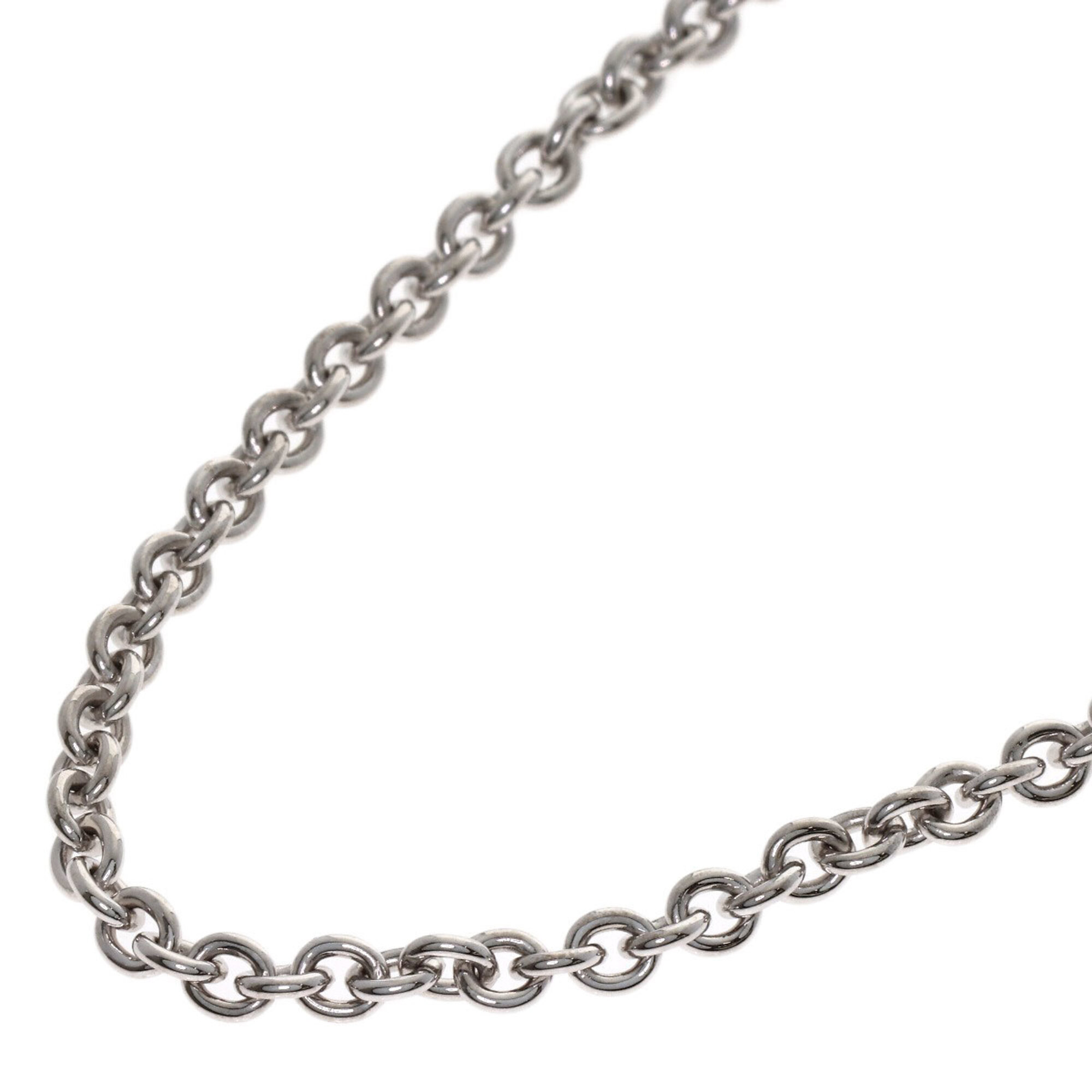 Bulgari Catene Three Ball Necklace, 18K White Gold, Women\'s BVLGARI