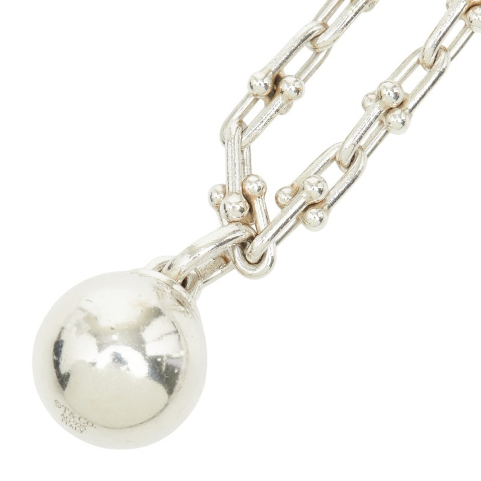 Tiffany HardWear Wrap Necklace, SV925 Silver, Women\'s, TIFFANY&Co.
