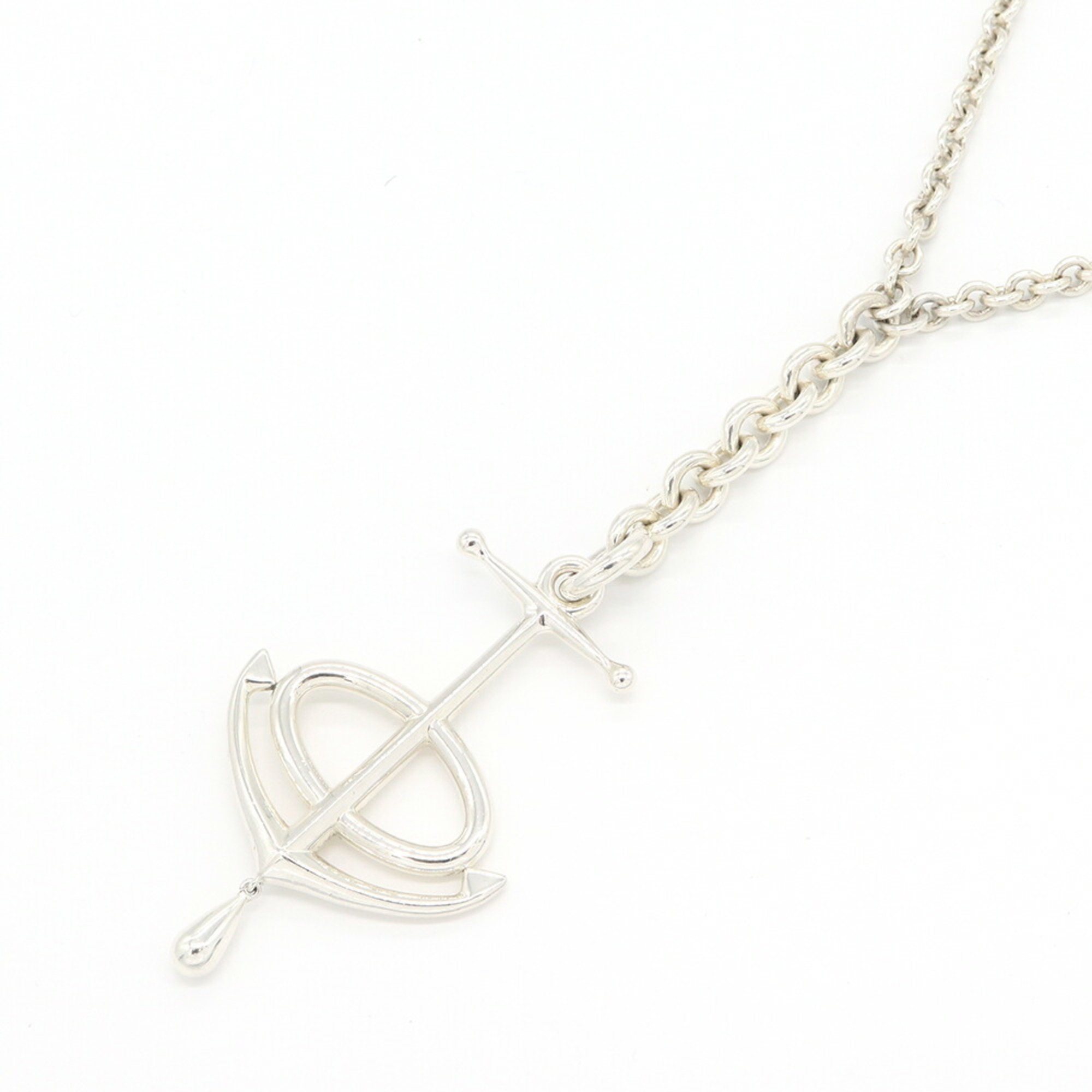 Hermes Grand Large Sterling Silver 925 Necklace Chaine d\'Ancre Pendant Anchor Chain for Women