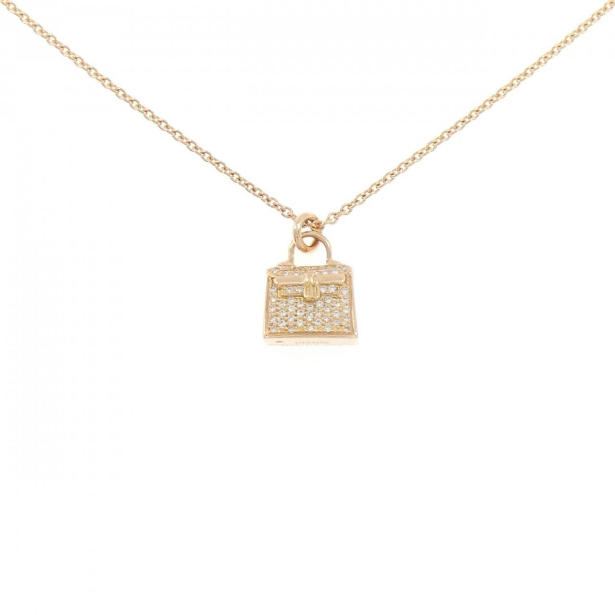 Hermes Kelly Necklace 0.21CT