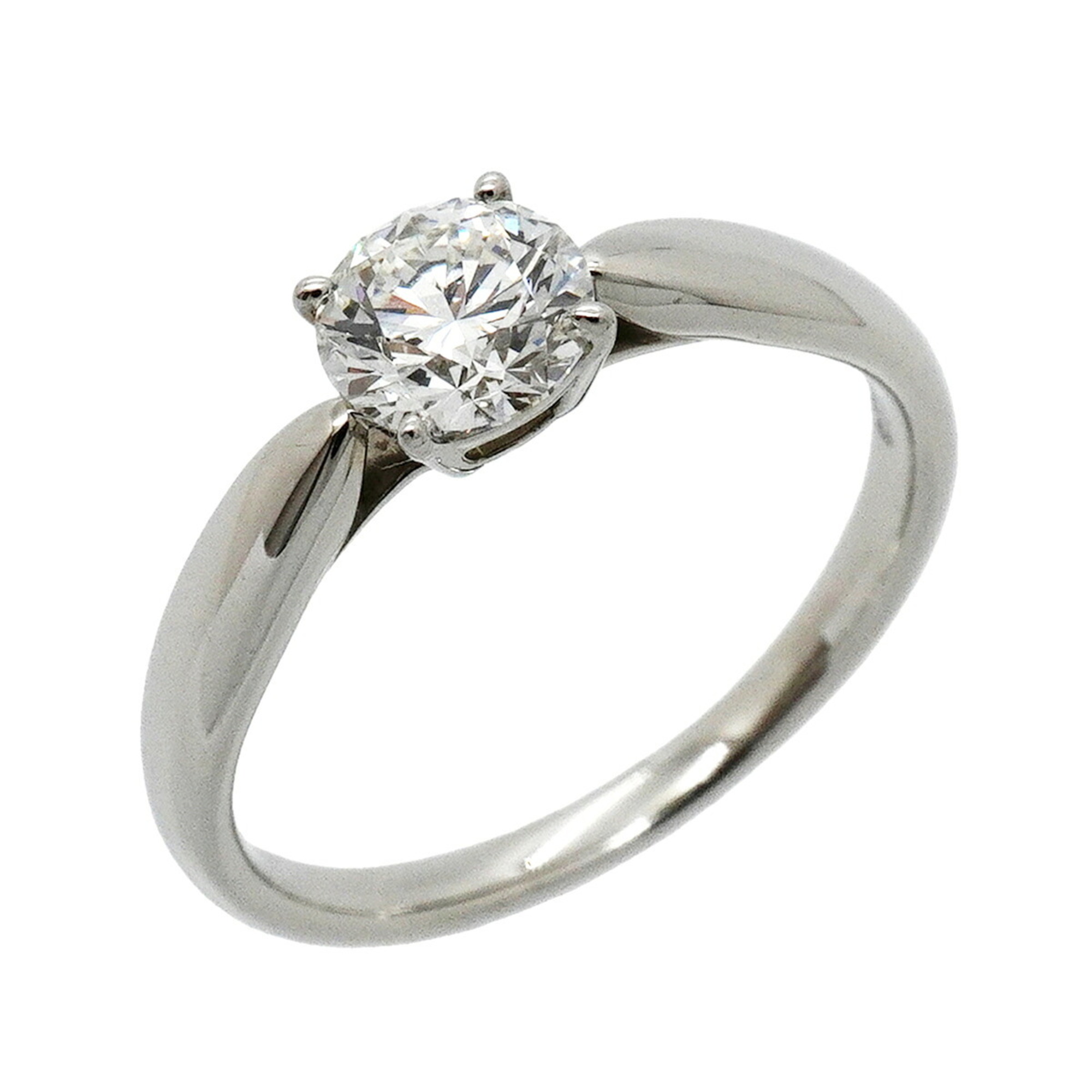 Tiffany & Co. Harmony Ring, 1PD (One Diamond), Pt950 Platinum, 0.64ct Diamond, Size 11.5 (Women\'s)