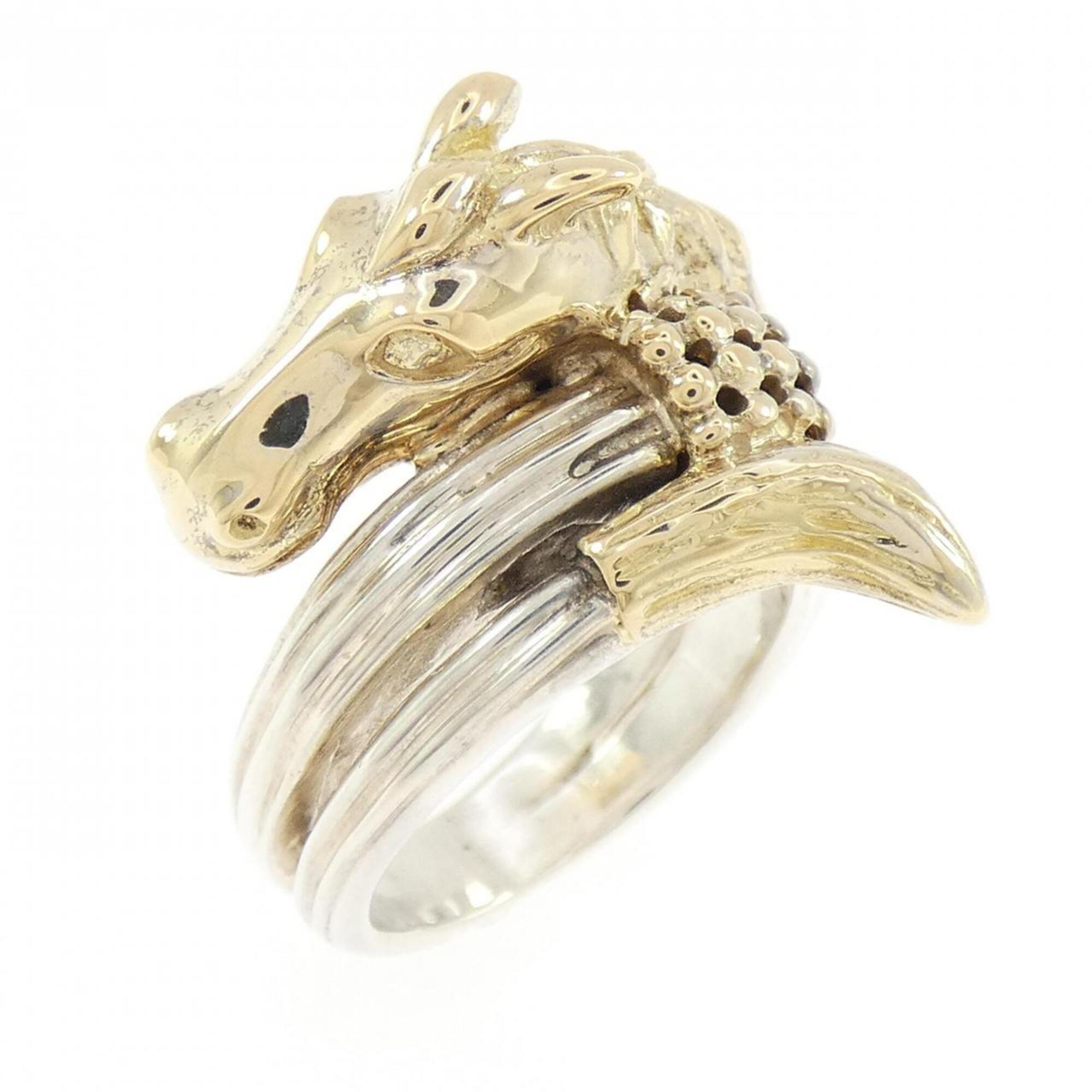 Hermes 925 750YG Ring