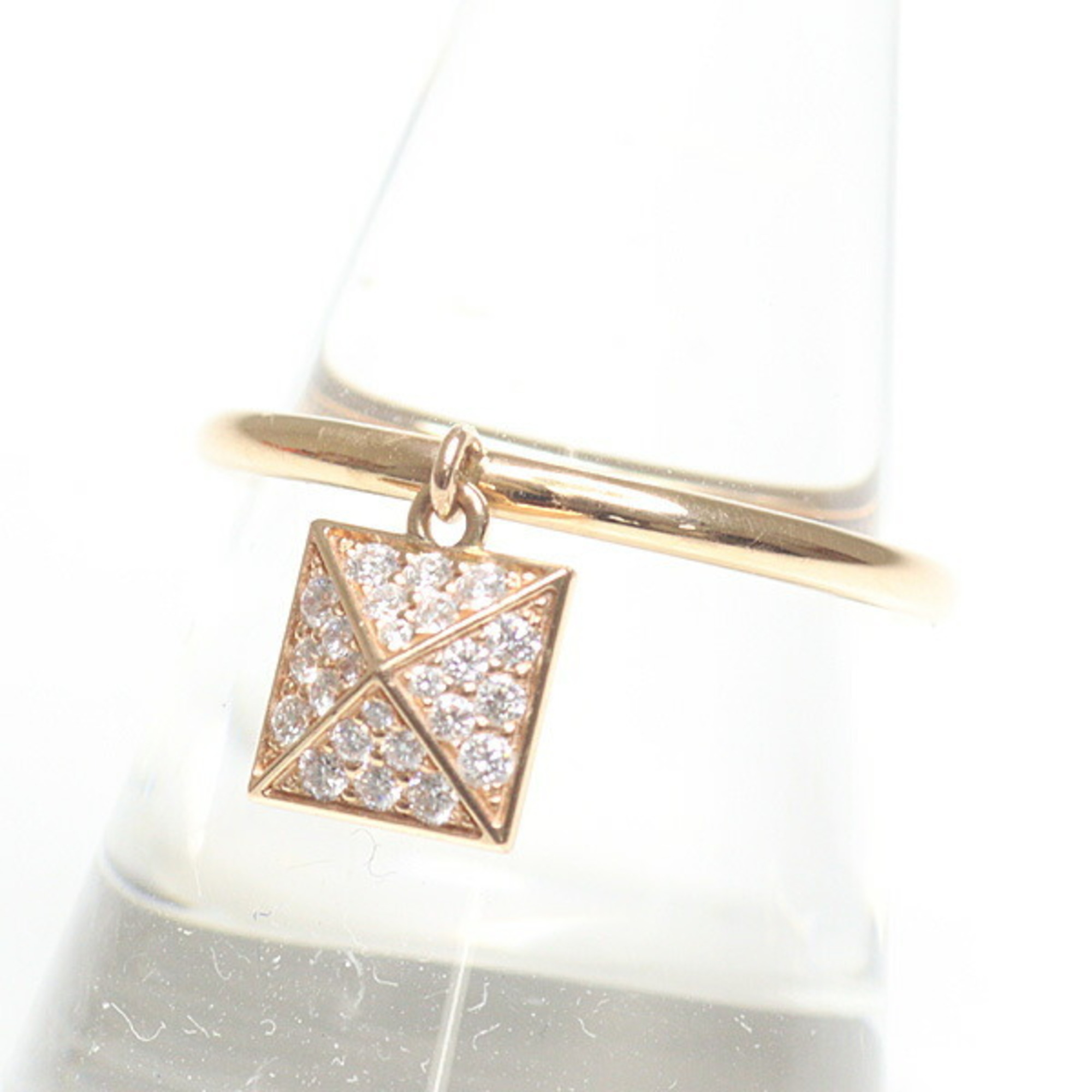 Hermes ring, Clou de H 1 tassel, diamond, PG 50 (actual size slightly less than 10), PG750 diamond.