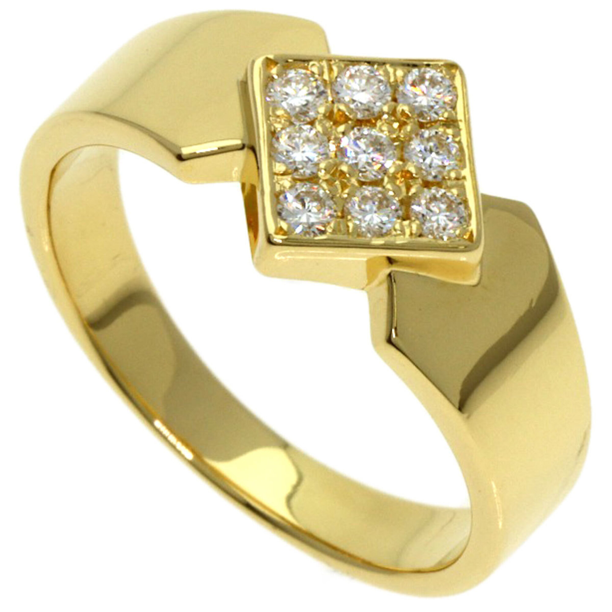Christian Dior Dior Diamond Ring, 18K Yellow Gold, Women\'s