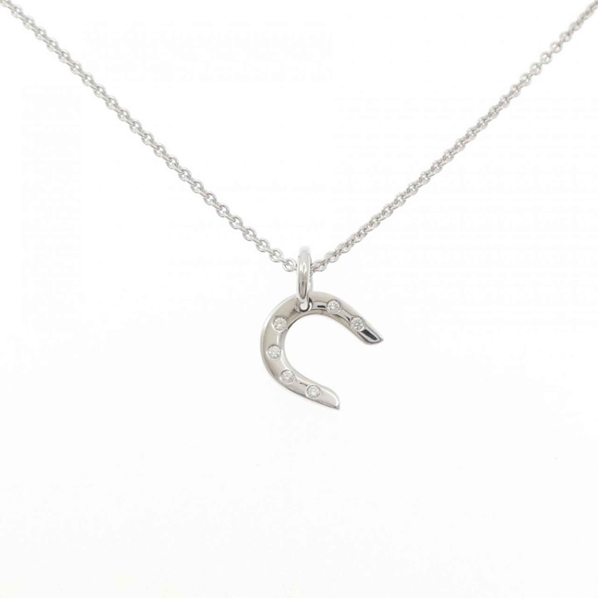 Hermes diamond necklace