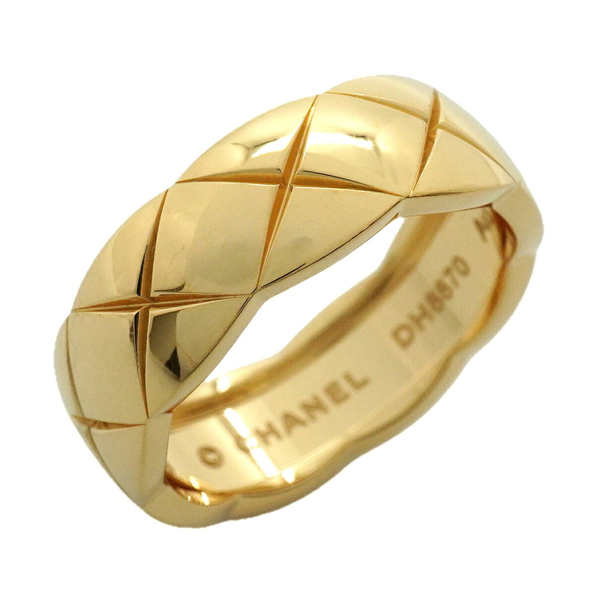Chanel Coco Crush Ring, 18K Yellow Gold, Size 53, Women\'s