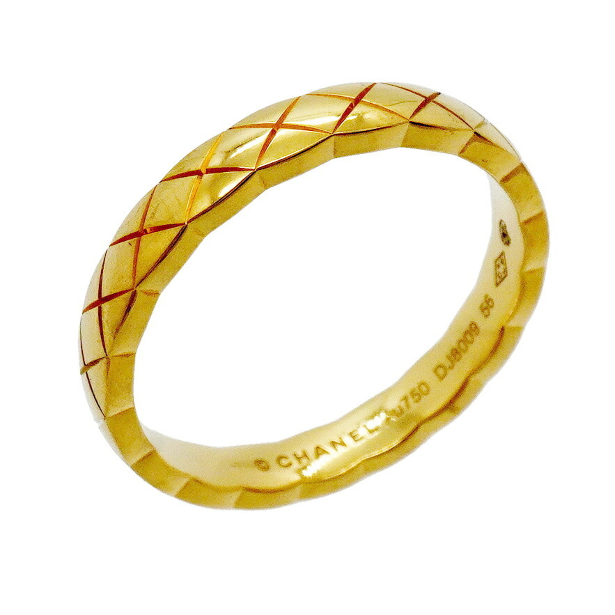 Chanel Coco Crush Ring, 18K Yellow Gold, Size 56, Men\'s