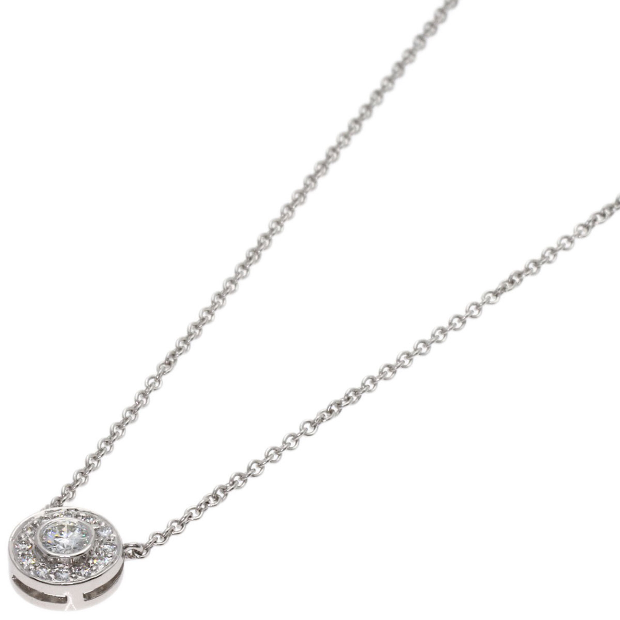 Tiffany & Co. Circlet Diamond Necklace, Platinum PT950, Women\'s.