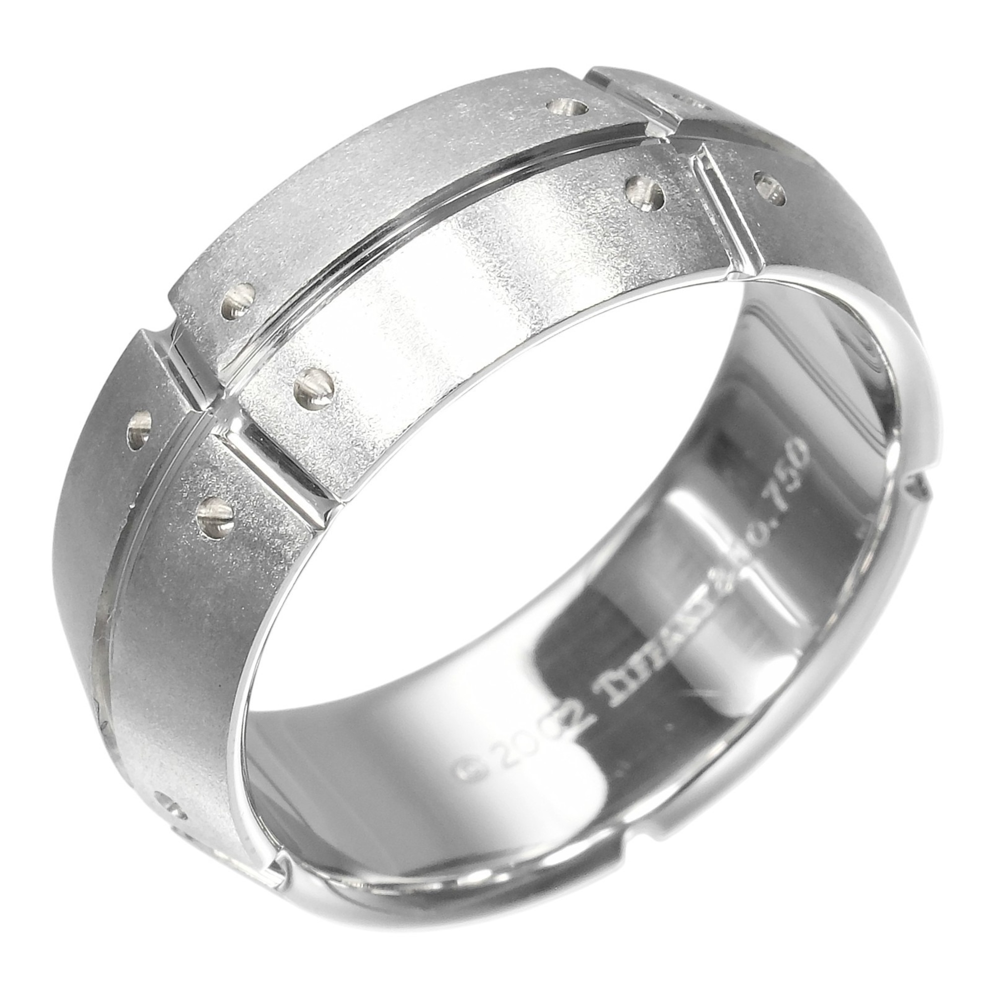 Tiffany & Co. Streamerica Ring, Size 17, 18K White Gold, Approx. 10.6g.
