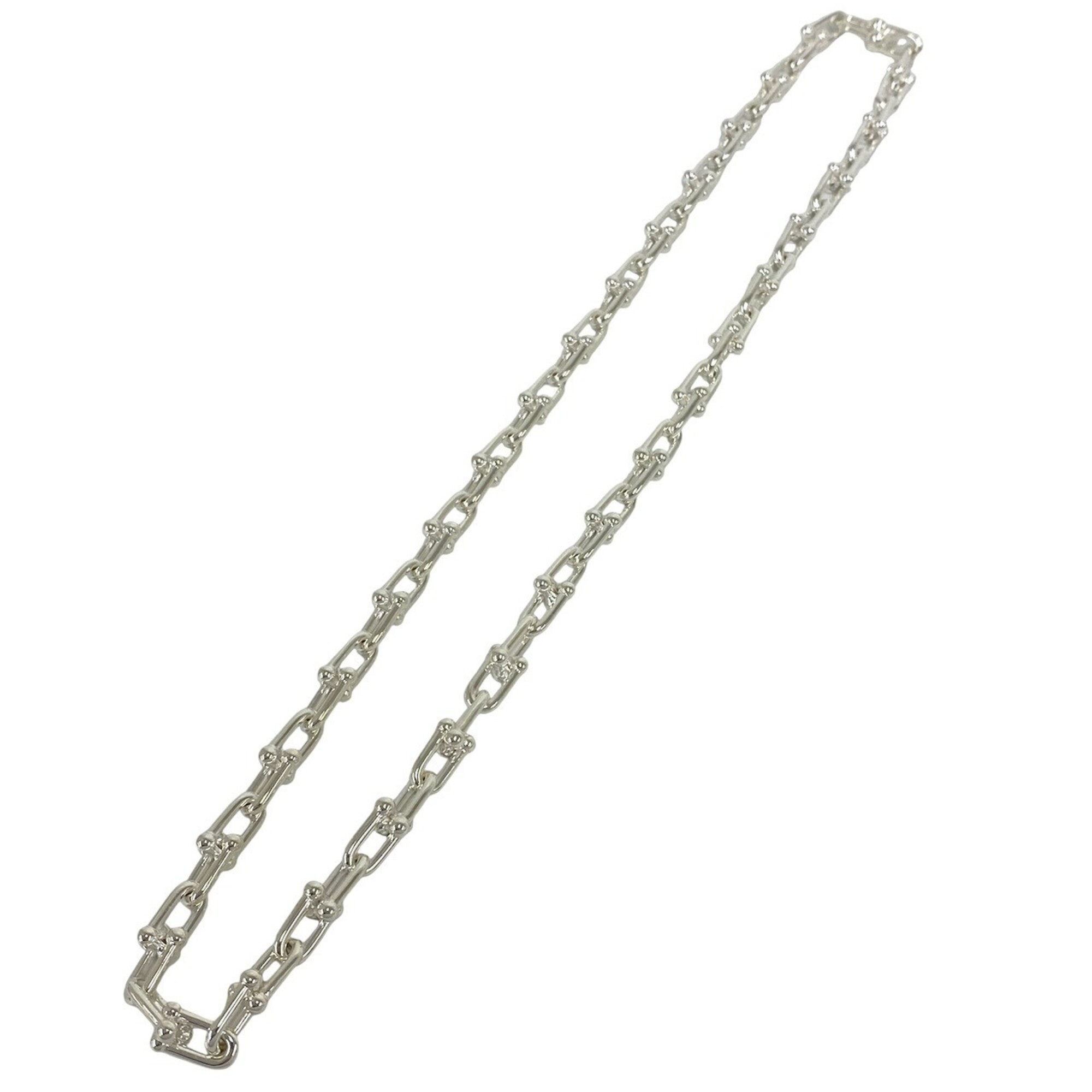 TIFFANY&Co. Tiffany HardWear Small Link Necklace, Sterling Silver 925, 805-2
